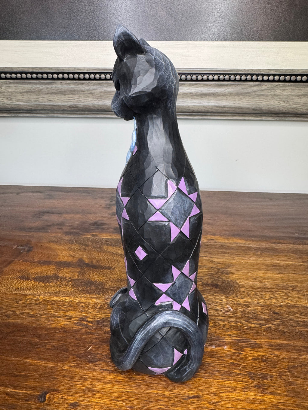 Jim Shore Heartwood Creek Black Cat w/ LED Glowing Eyes “ Gato’s Glowing Gaze”