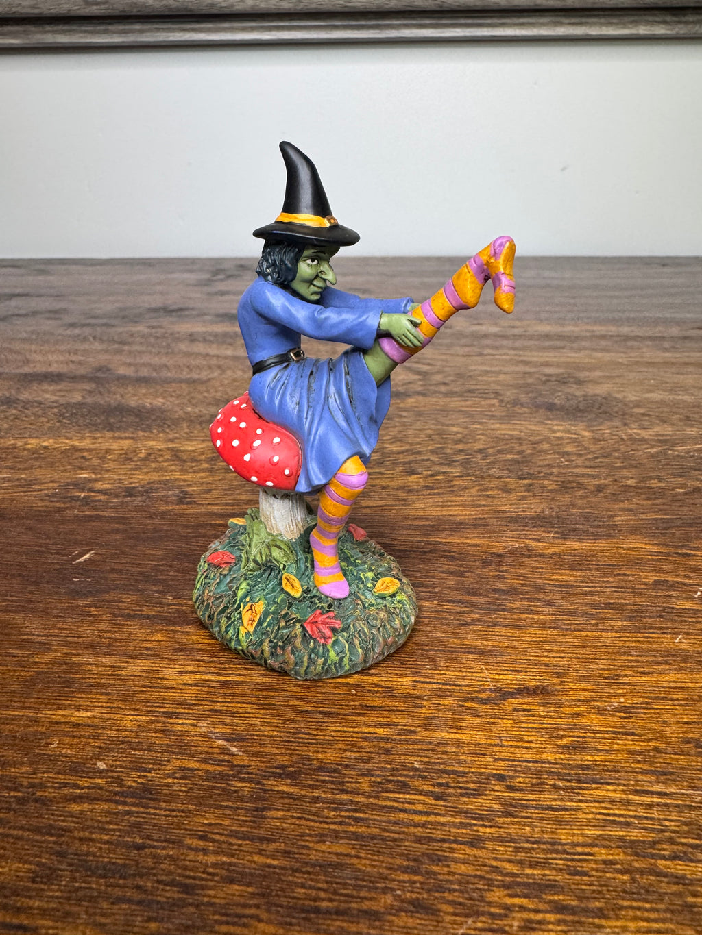 Dept 56 Snow Village Halloween “Darn Good Darn” Witch Figurine