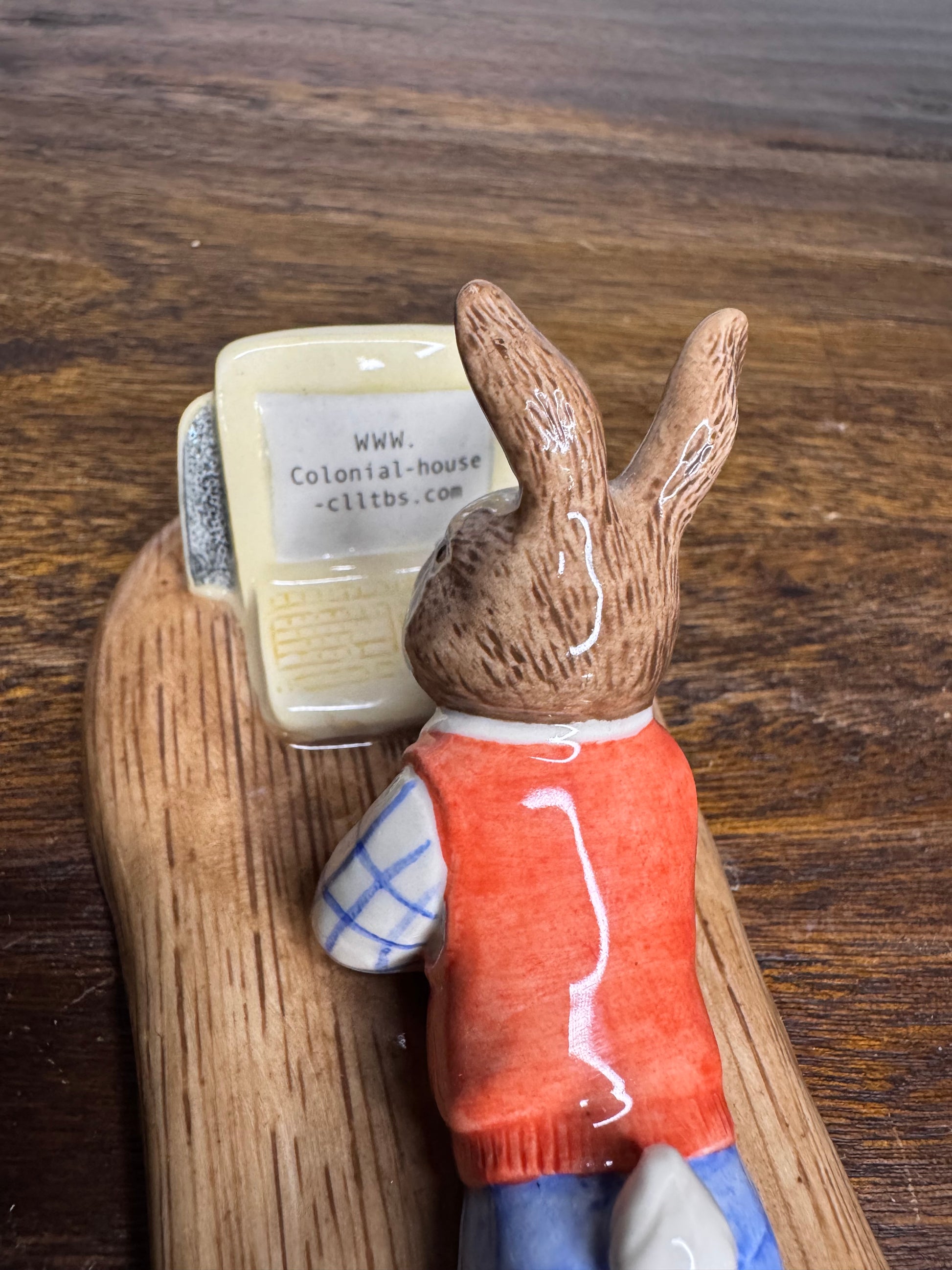 Royal Doulton Bunnykins On Line Limited Edition, Artist Signed Figurine