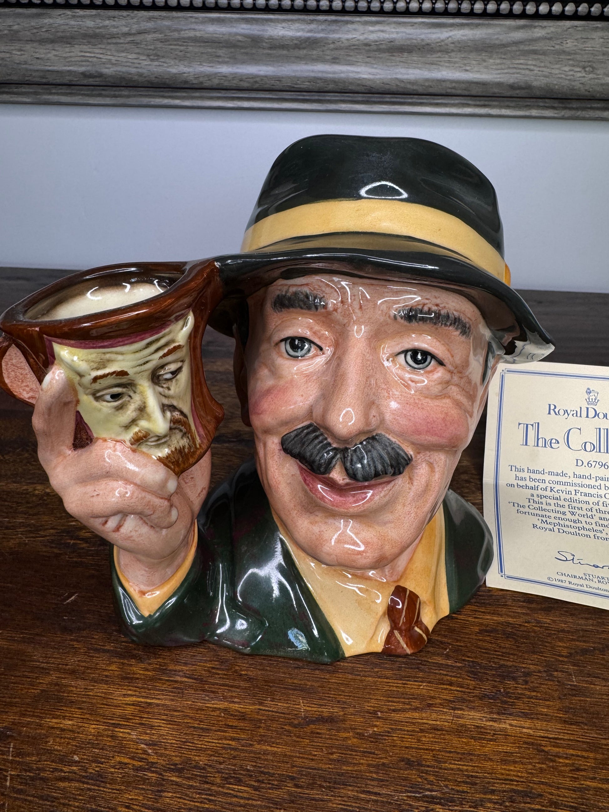 Royal Doulton “The Collector” Mug w/ COA