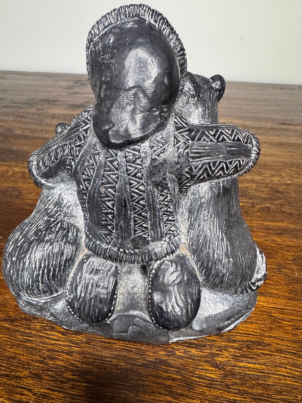 A Wolf Sculpture Original from Canada Inuit Soapstone Carving