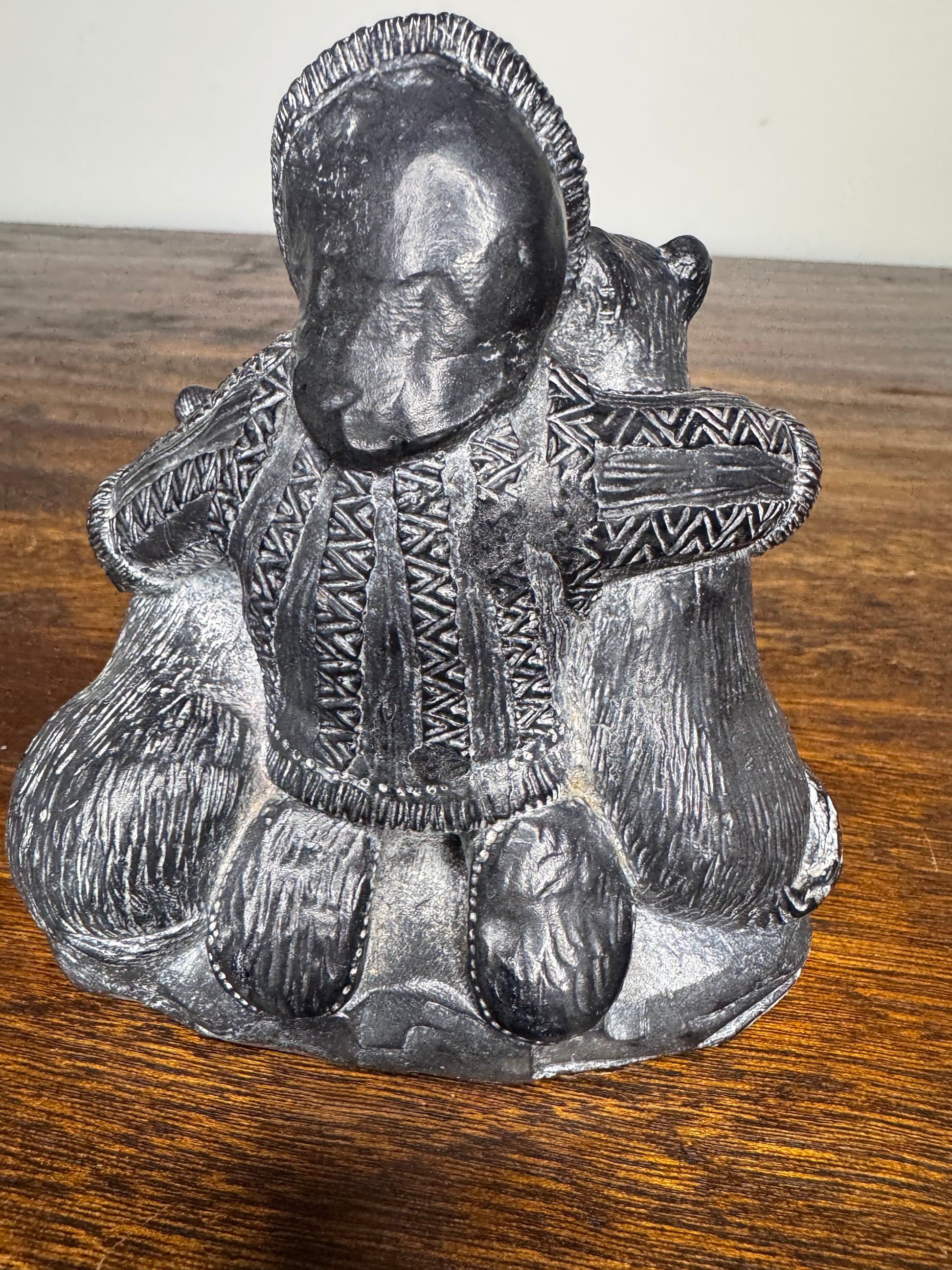 A Wolf Sculpture Original from Canada Inuit Soapstone Carving