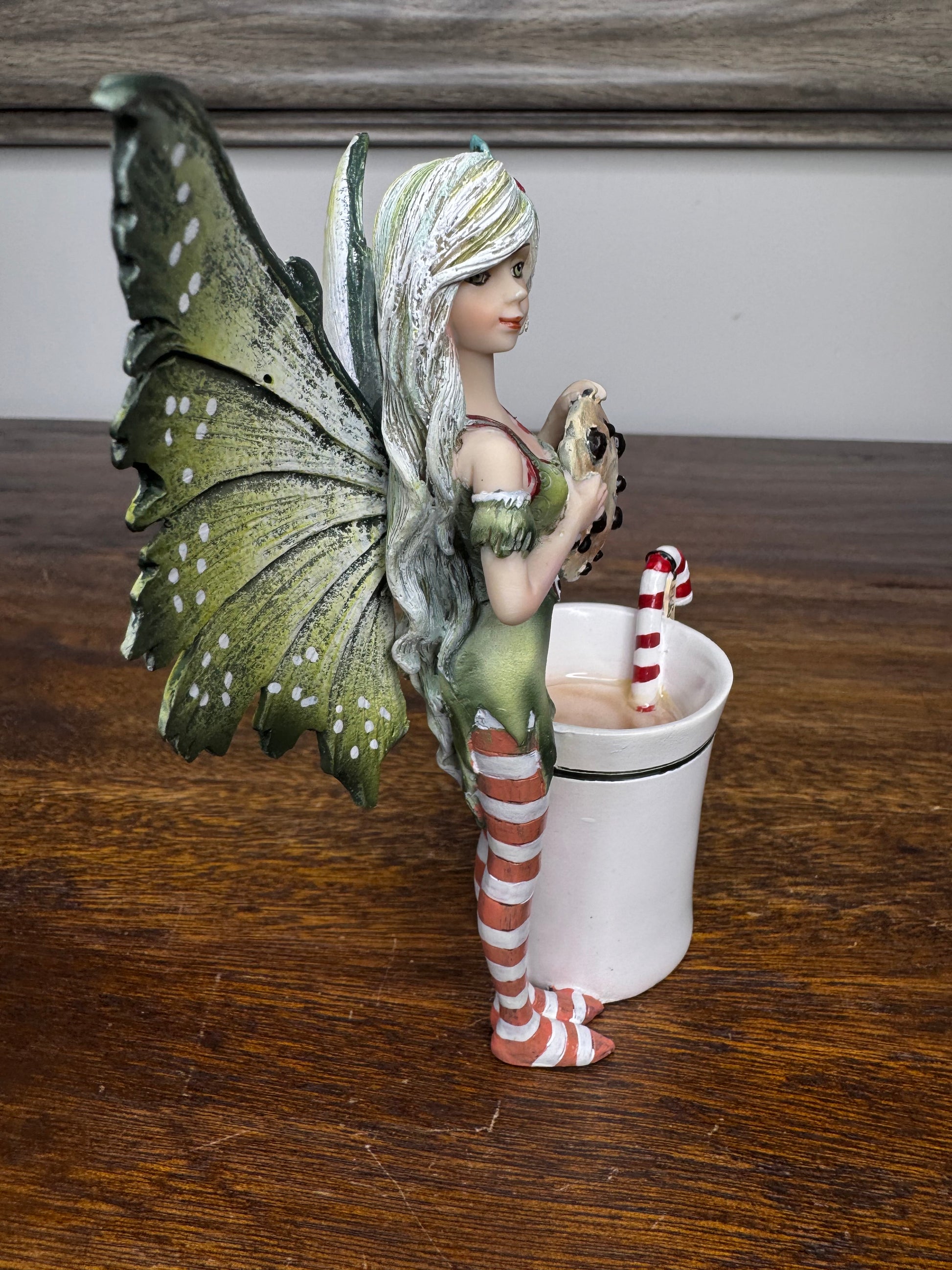 New Amy Brown Christmas Cup Fairy w/ Box