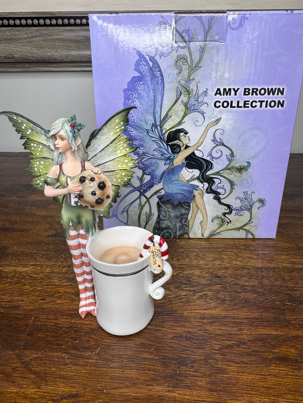New Amy Brown Christmas Cup Fairy w/ Box