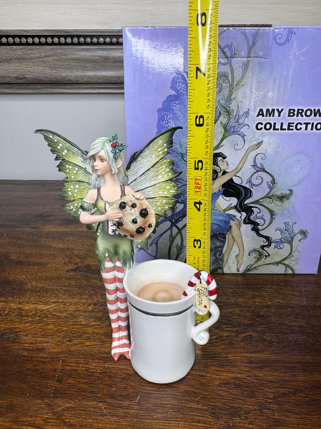 New Amy Brown Christmas Cup Fairy w/ Box