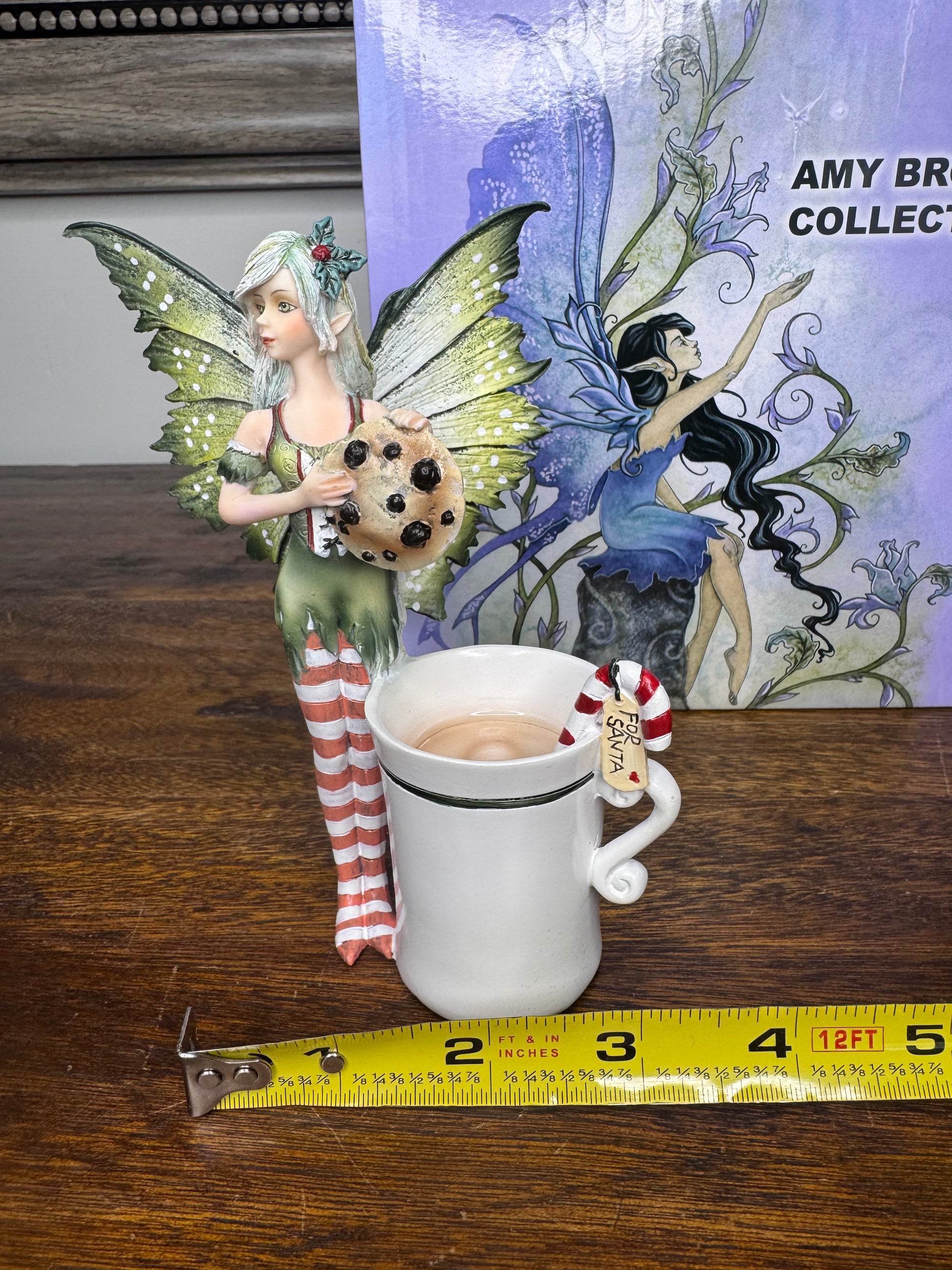 New Amy Brown Christmas Cup Fairy w/ Box