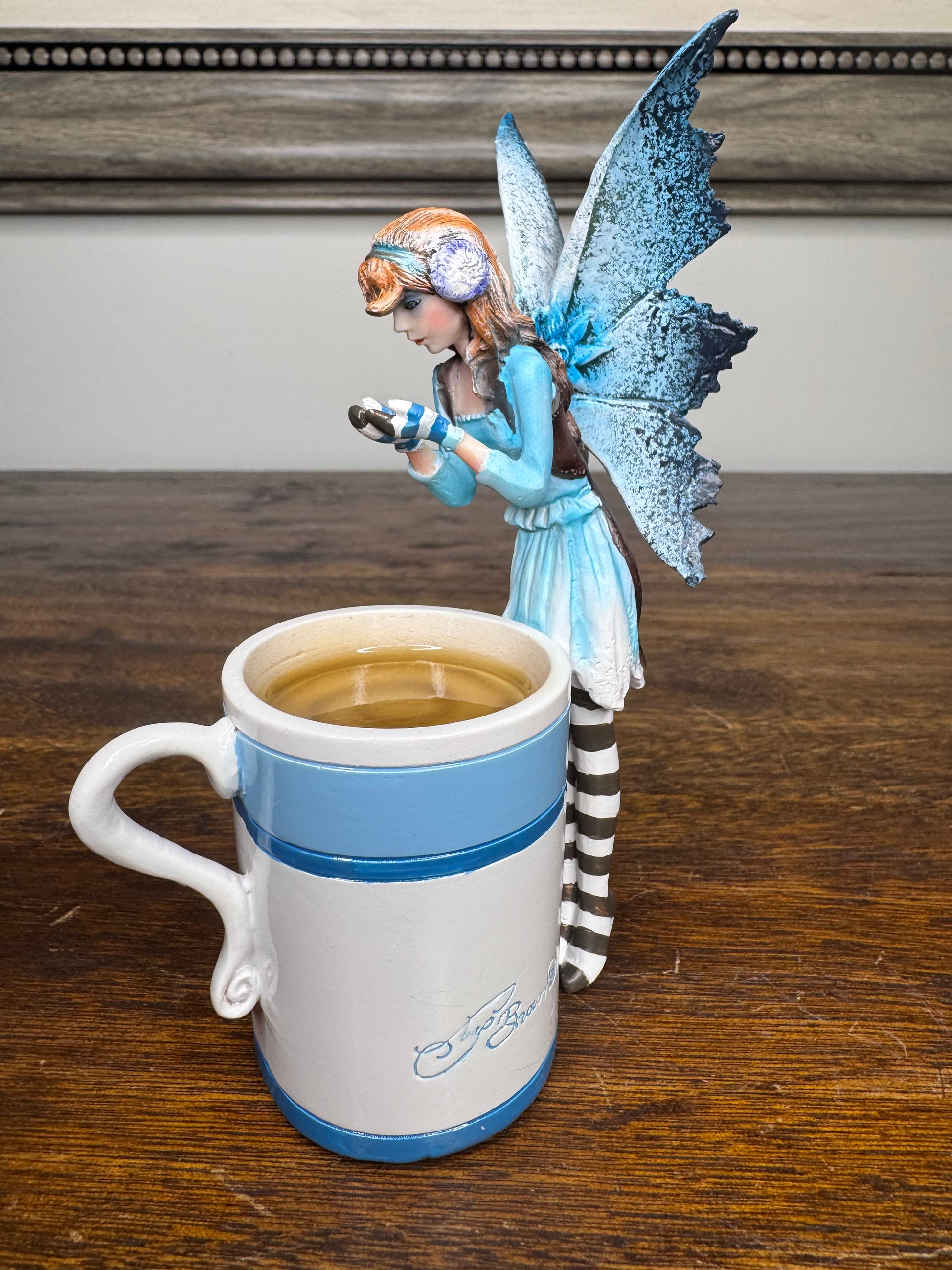 New w/ Box Amy Brown Hot Cocoa  Fairy