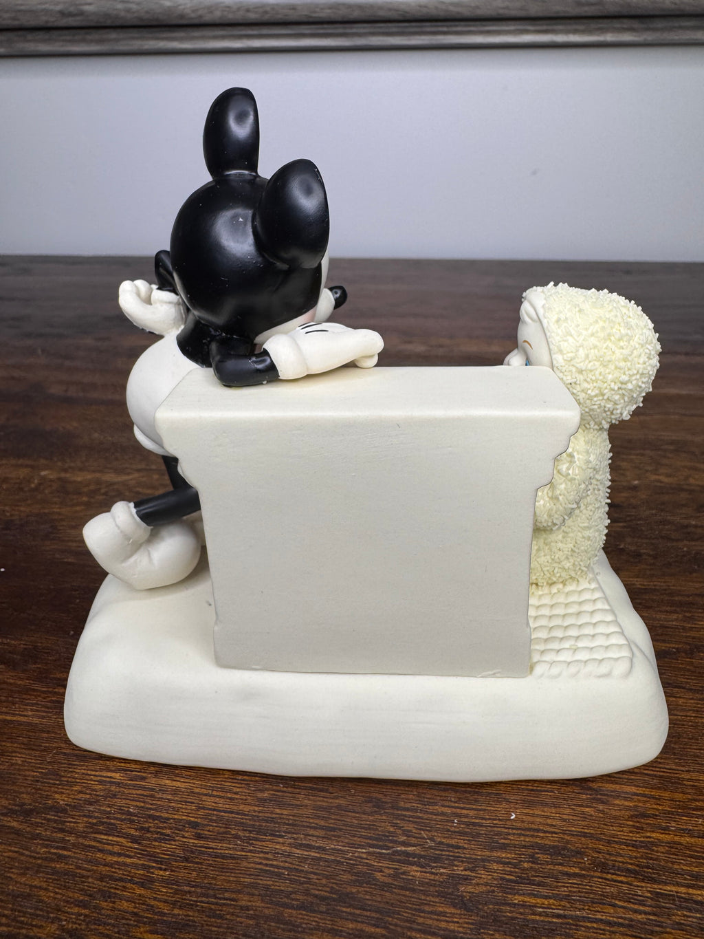 Dept 56 Snowbabies At The Mantle With Mickey Figurine w/ Box