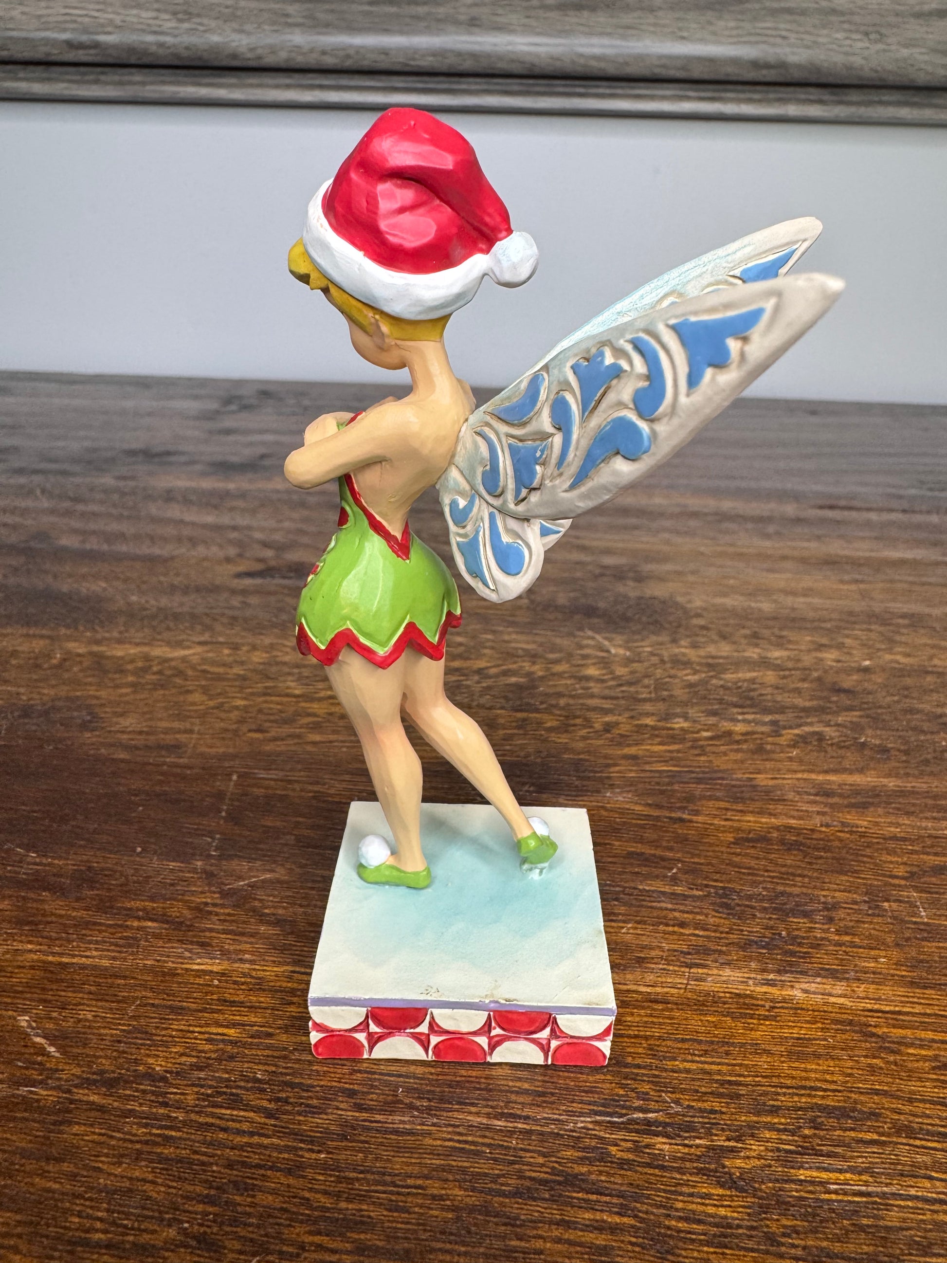 Jim Shore Disney Traditions Christmas Tinker Bell Cheeky Christmas Pixie Figurine w/ Box