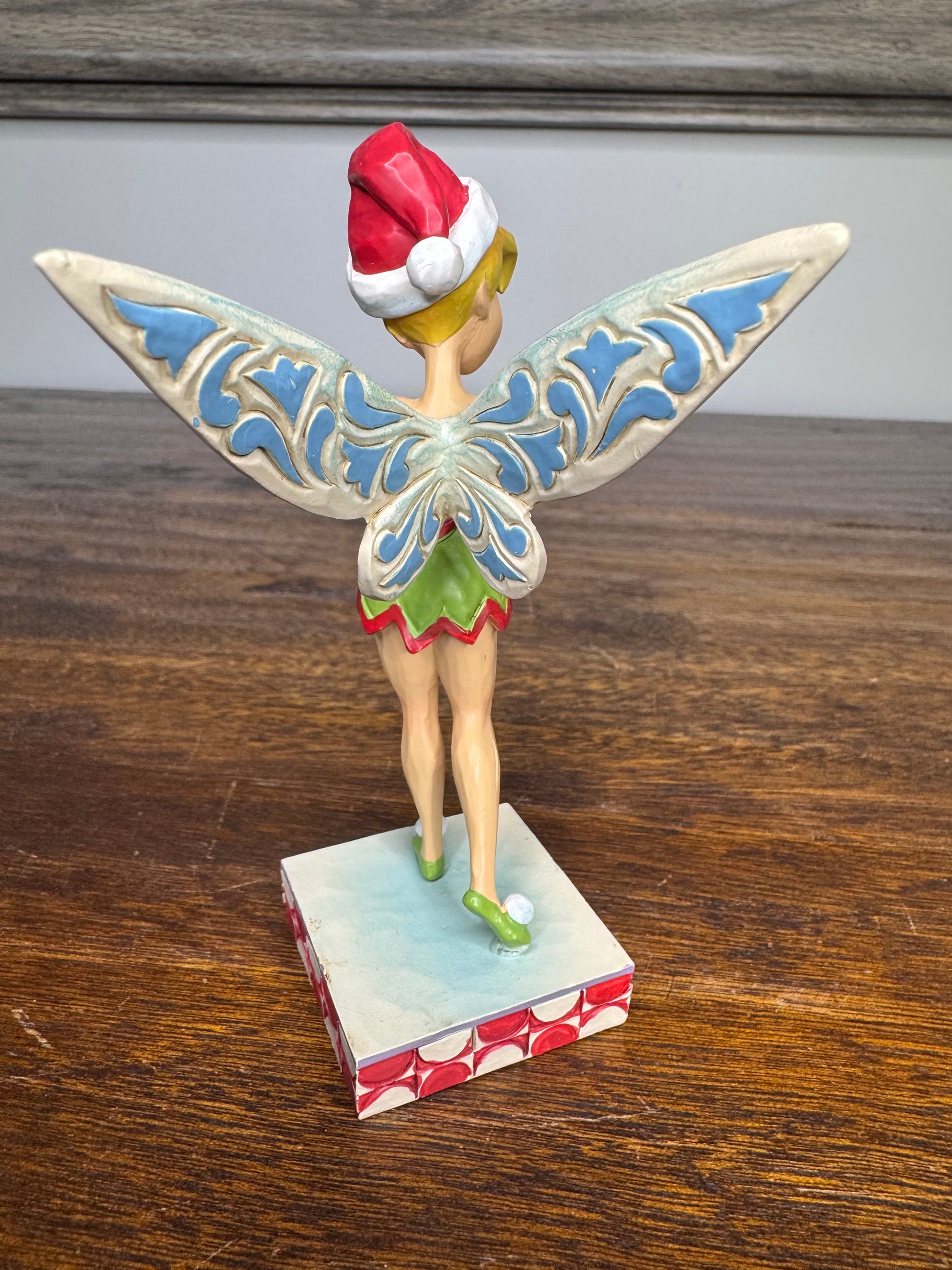 Jim Shore Disney Traditions Christmas Tinker Bell Cheeky Christmas Pixie Figurine w/ Box