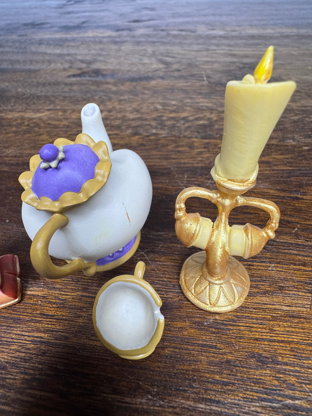 Enesco Disney Showcase Collection Miniature Beauty and the Beast Set of 4 Figurines w/ Box