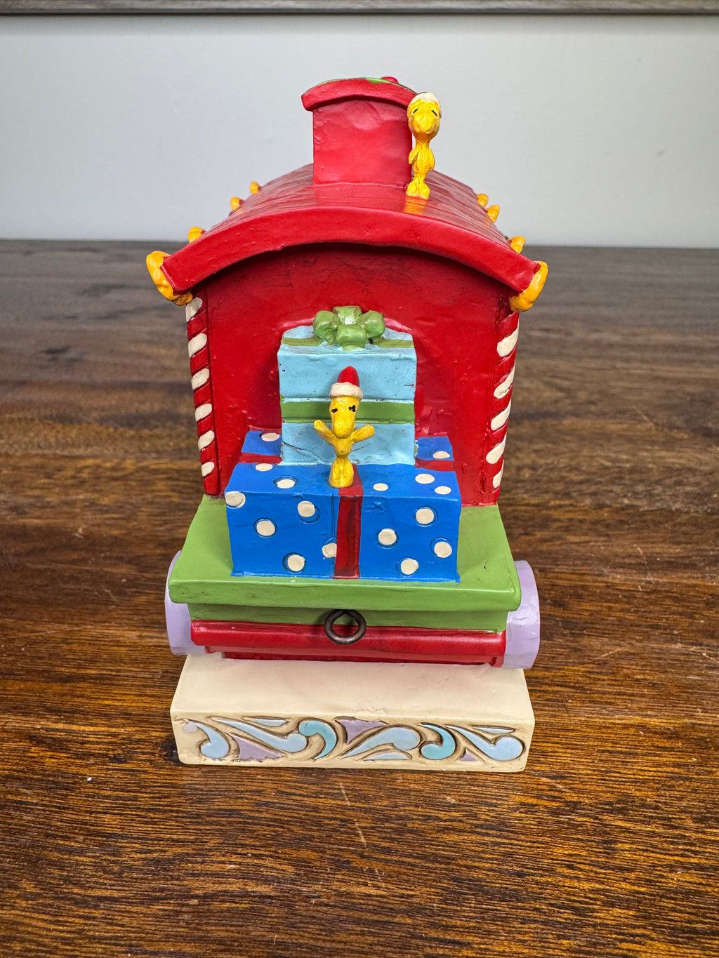 Jim Shore Peanuts Woodstock Caboose Figurine w/ Box