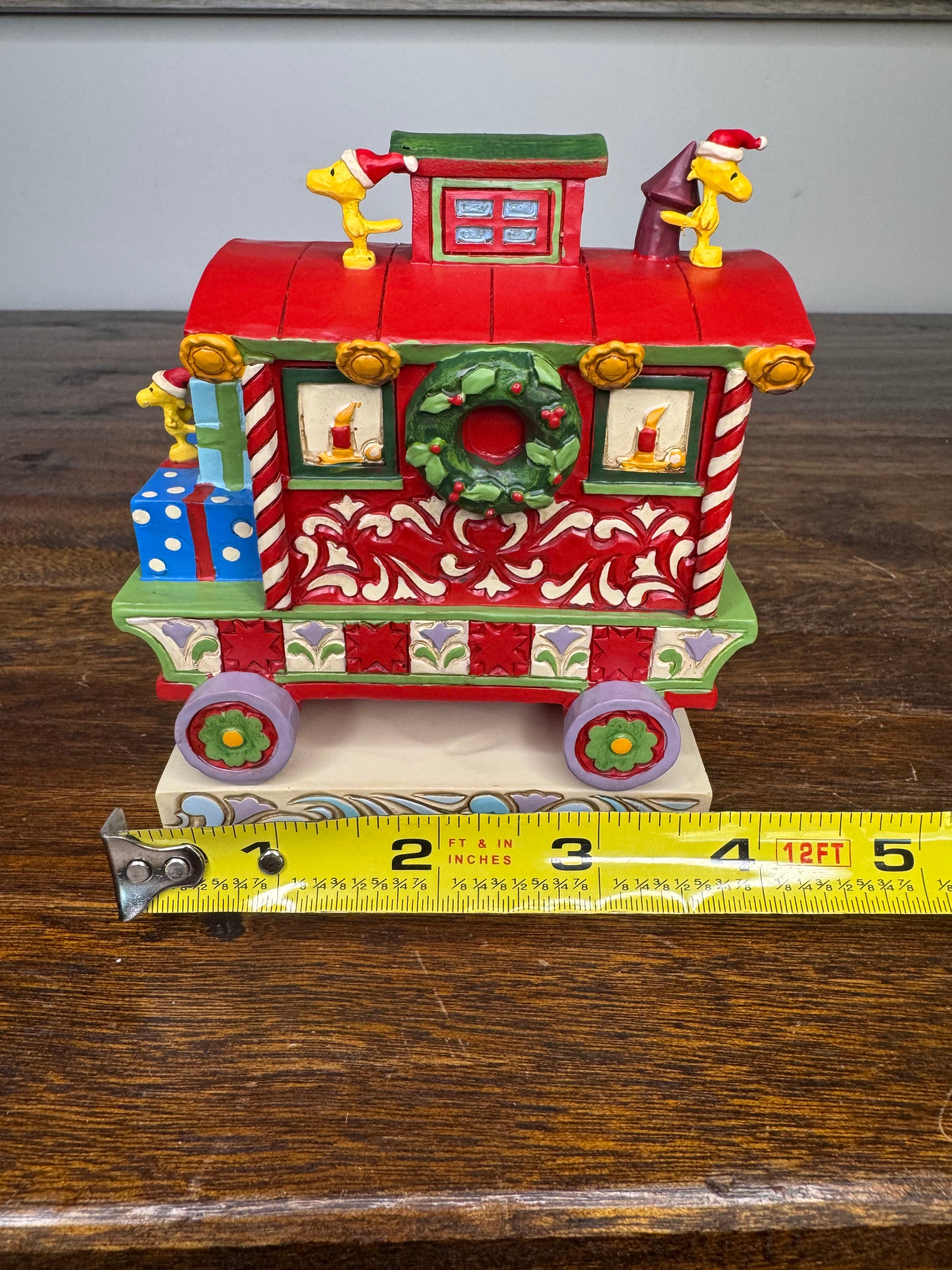 Jim Shore Peanuts Woodstock Caboose Figurine w/ Box