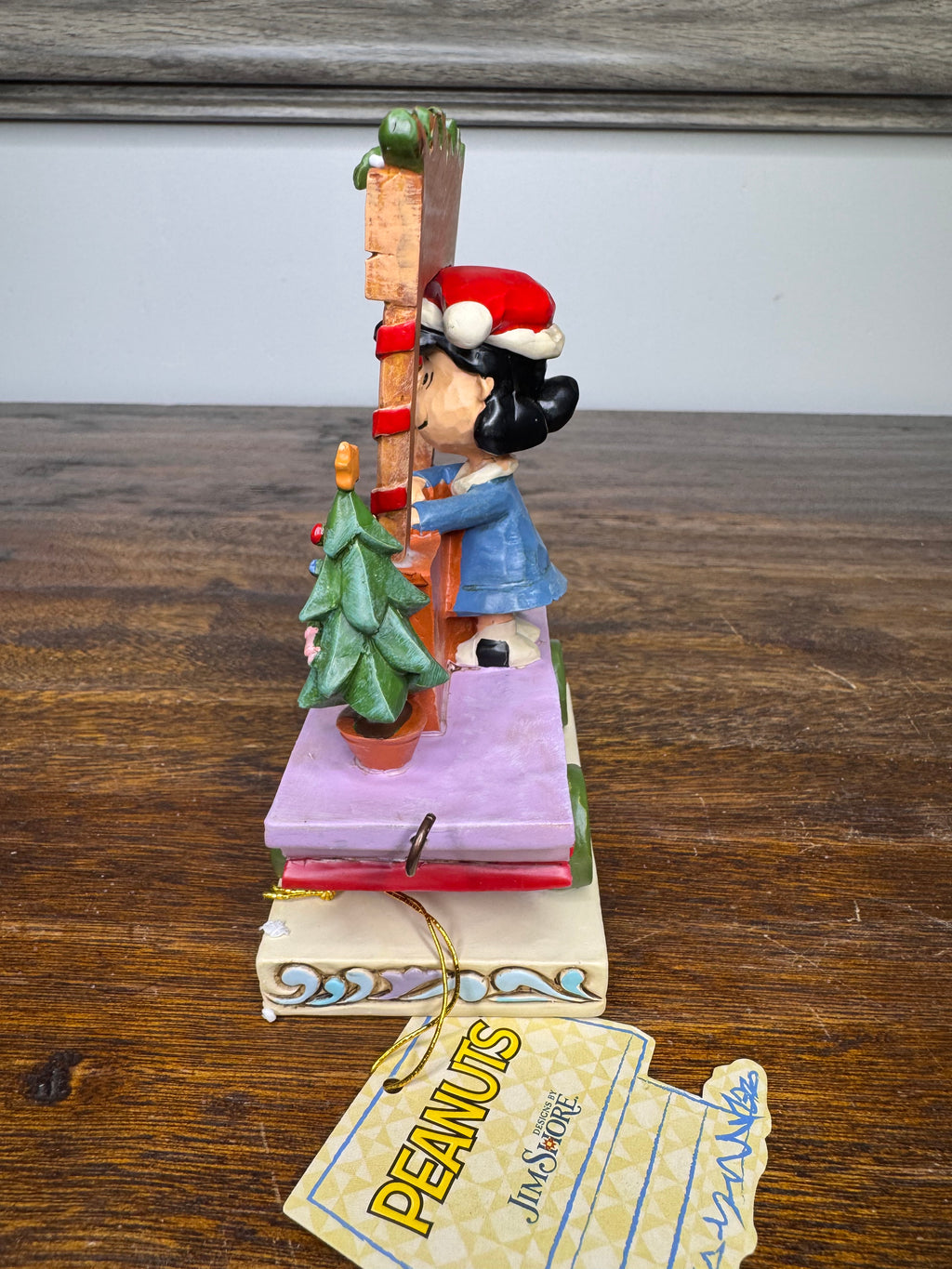 Jim Shore Peanuts Collection Lucy Christmas Train Car Figurine w/ Original Box