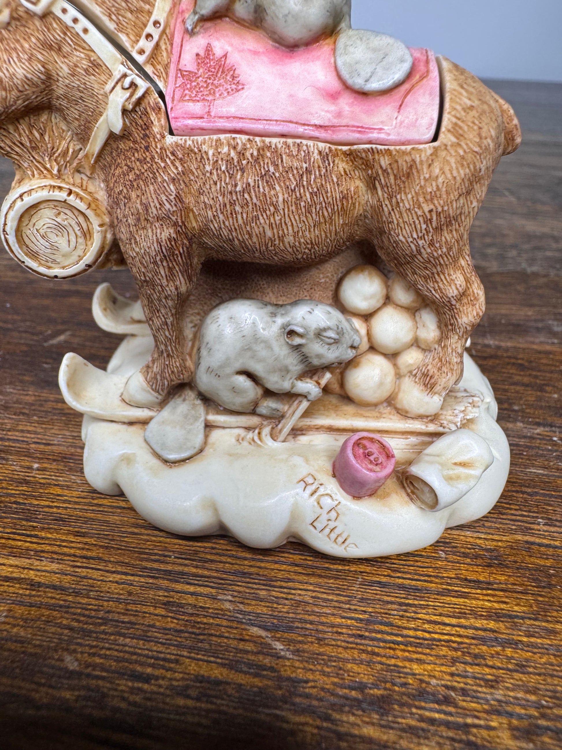 Harmony Kingdom "Beer Nuts" Figurine *Repaired* w/Original Box