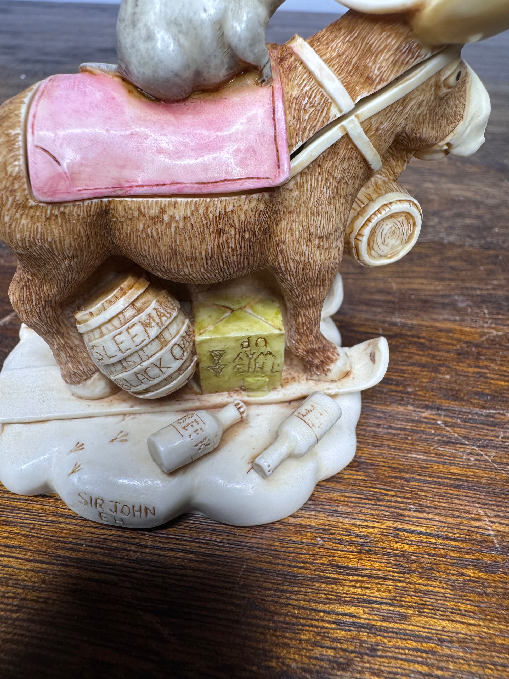 Harmony Kingdom "Beer Nuts" Figurine *Repaired* w/Original Box