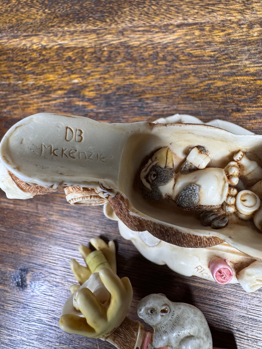 Harmony Kingdom "Beer Nuts" Figurine *Repaired* w/Original Box