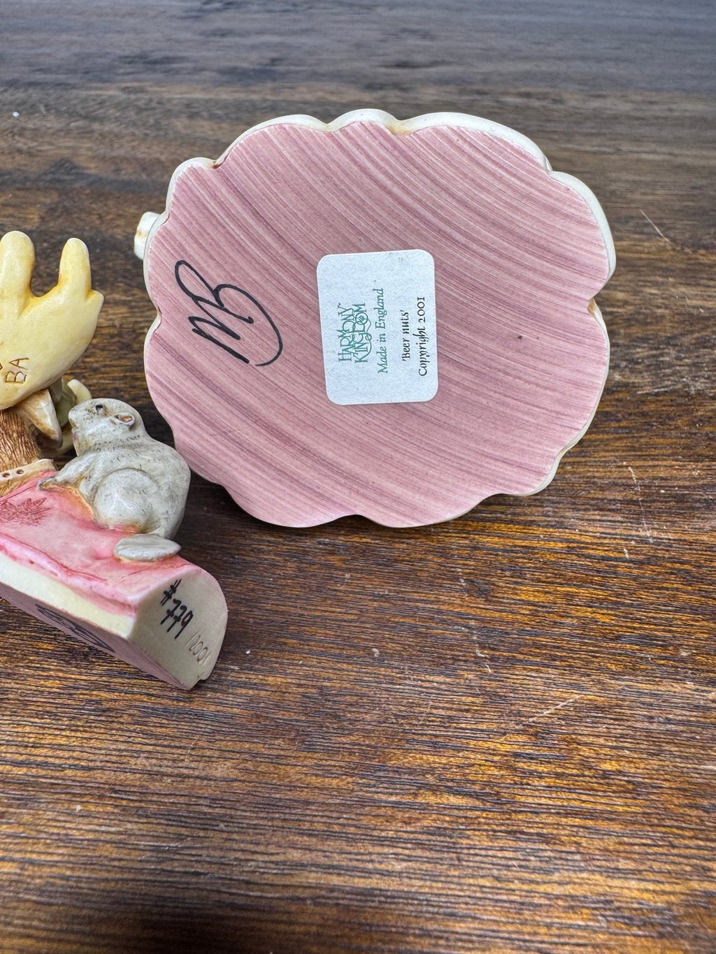 Harmony Kingdom "Beer Nuts" Figurine *Repaired* w/Original Box