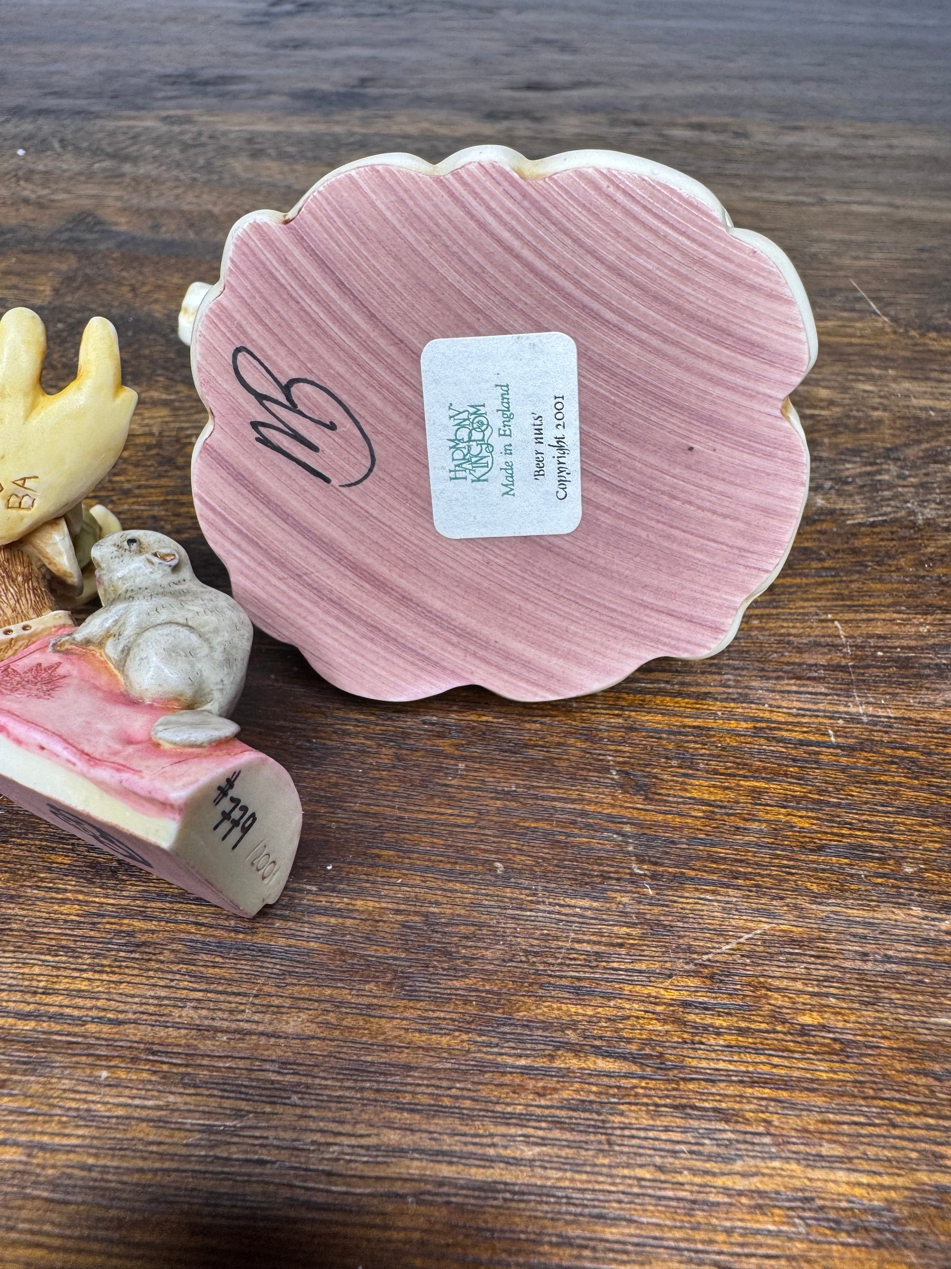 Harmony Kingdom "Beer Nuts" Figurine *Repaired* w/Original Box