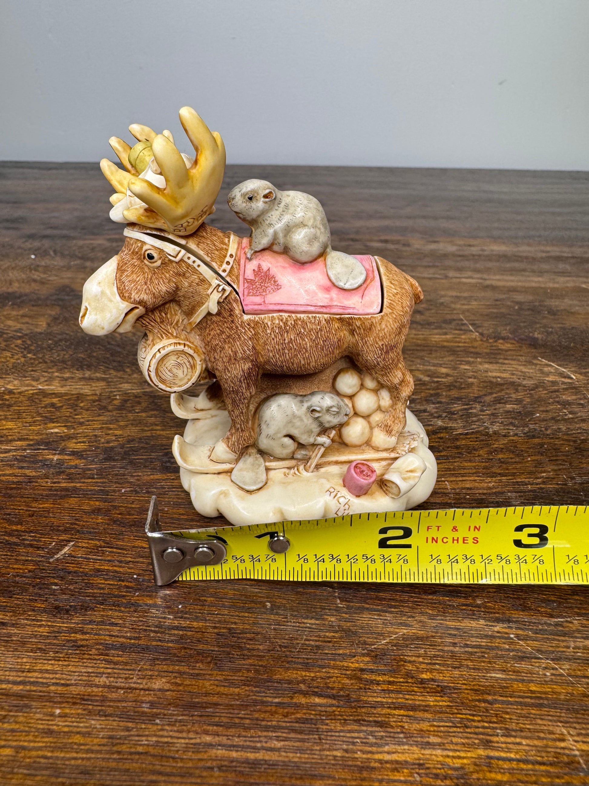 Harmony Kingdom "Beer Nuts" Figurine *Repaired* w/Original Box