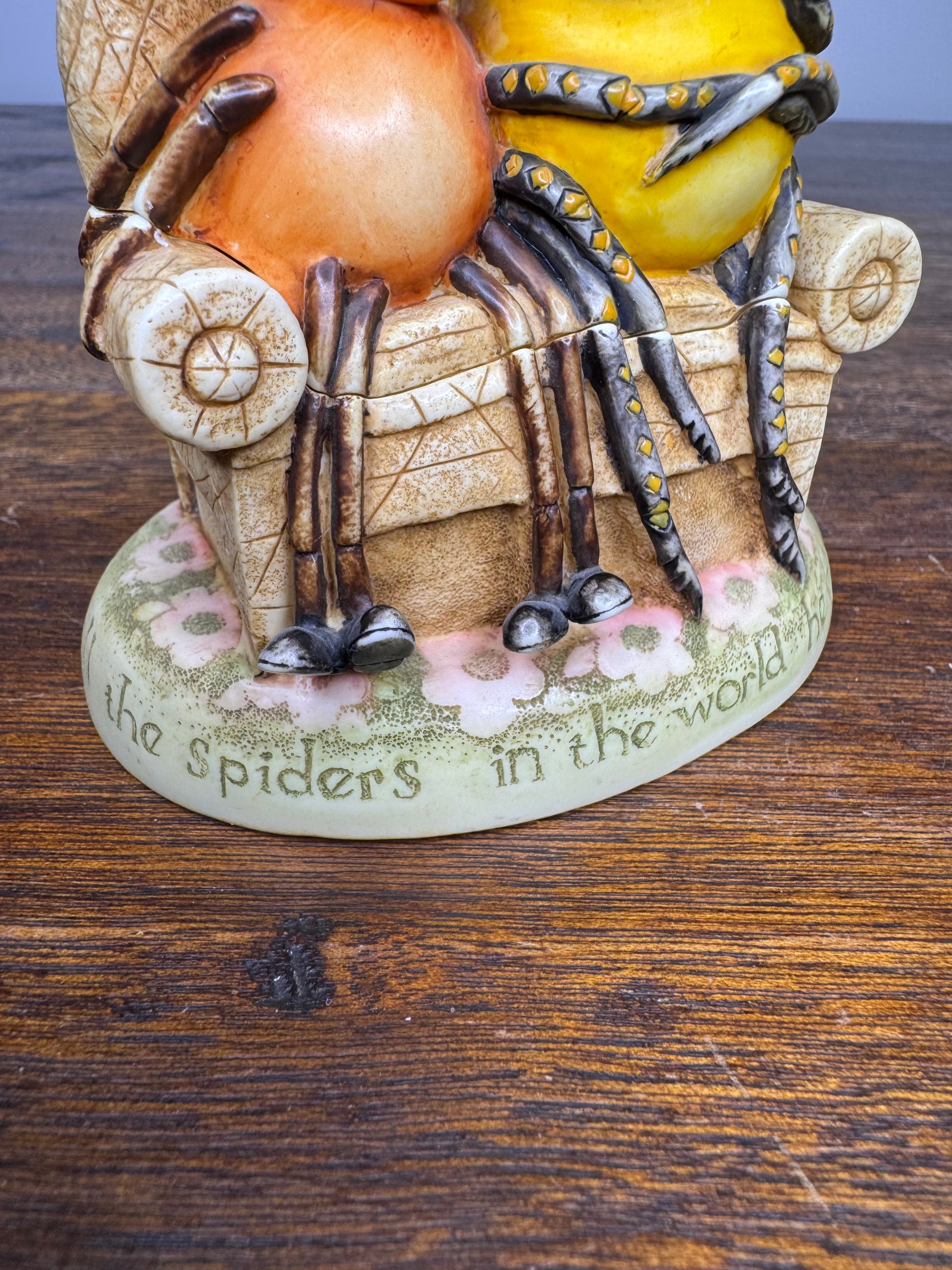 Harmony Garden "Miss Spider In Love" Treasure Box Collectible w/ Original Box