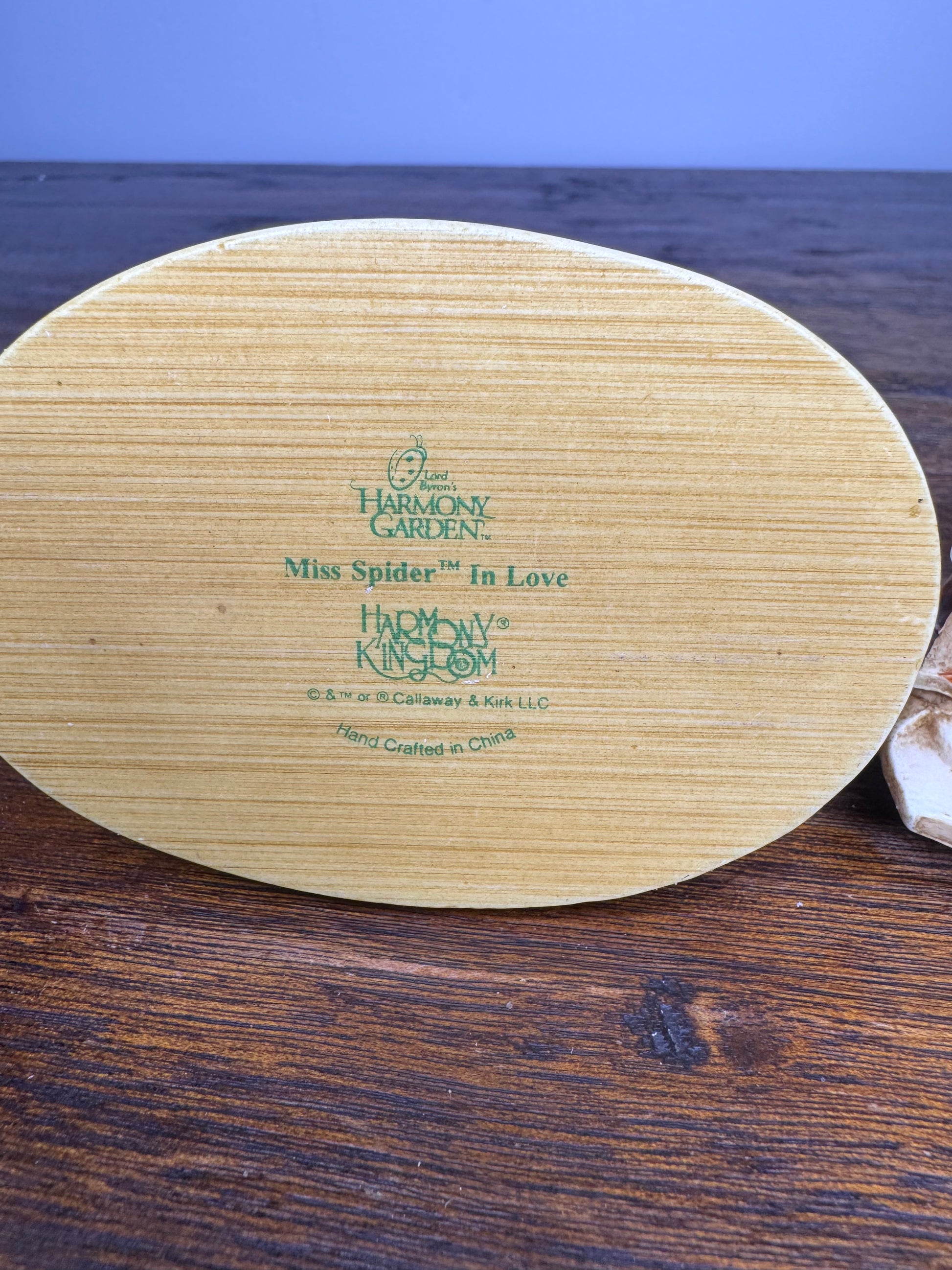 Harmony Garden "Miss Spider In Love" Treasure Box Collectible w/ Original Box