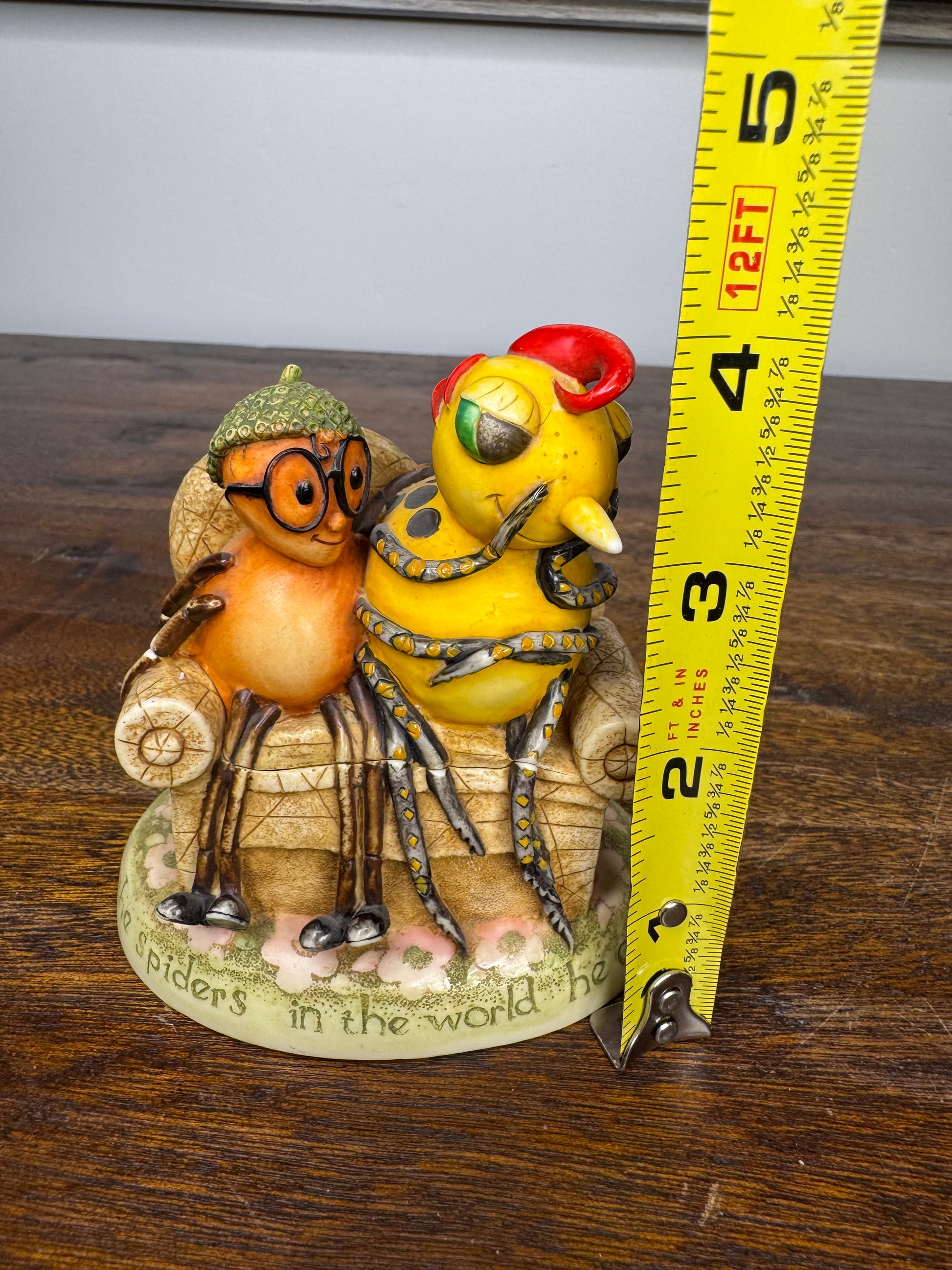 Harmony Garden "Miss Spider In Love" Treasure Box Collectible w/ Original Box