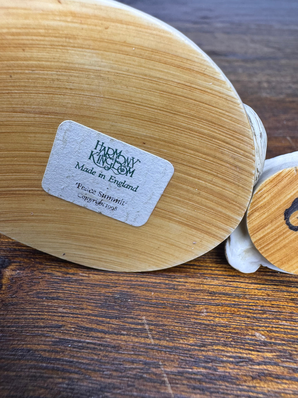 Harmony Garden "Peace Summit" Treasure Box Figurine w/ Original Box