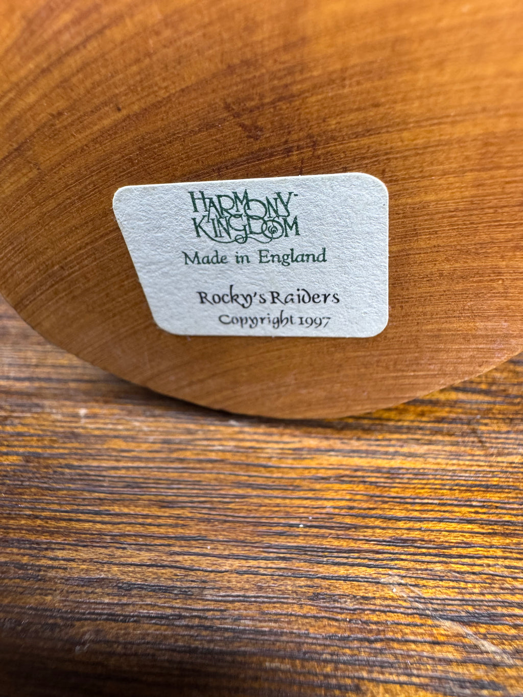 Harmony Kingdom "Rocky's Raiders" Treasure Box Figurine w/ Original Box