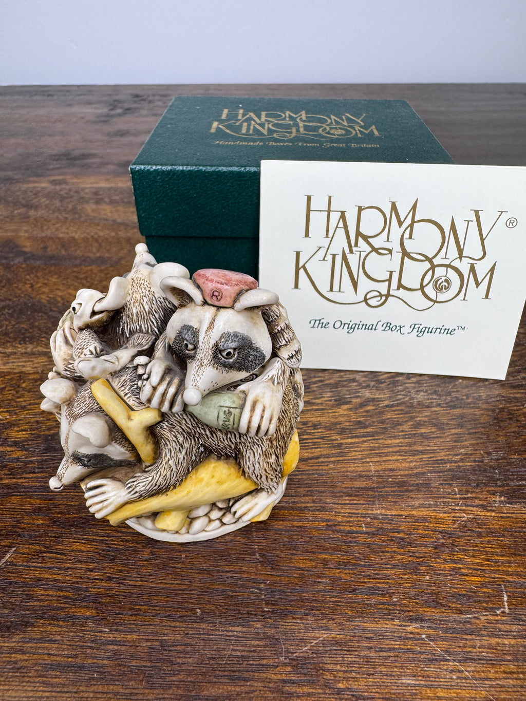 Harmony Kingdom "Rocky's Raiders" Treasure Box Figurine w/ Original Box