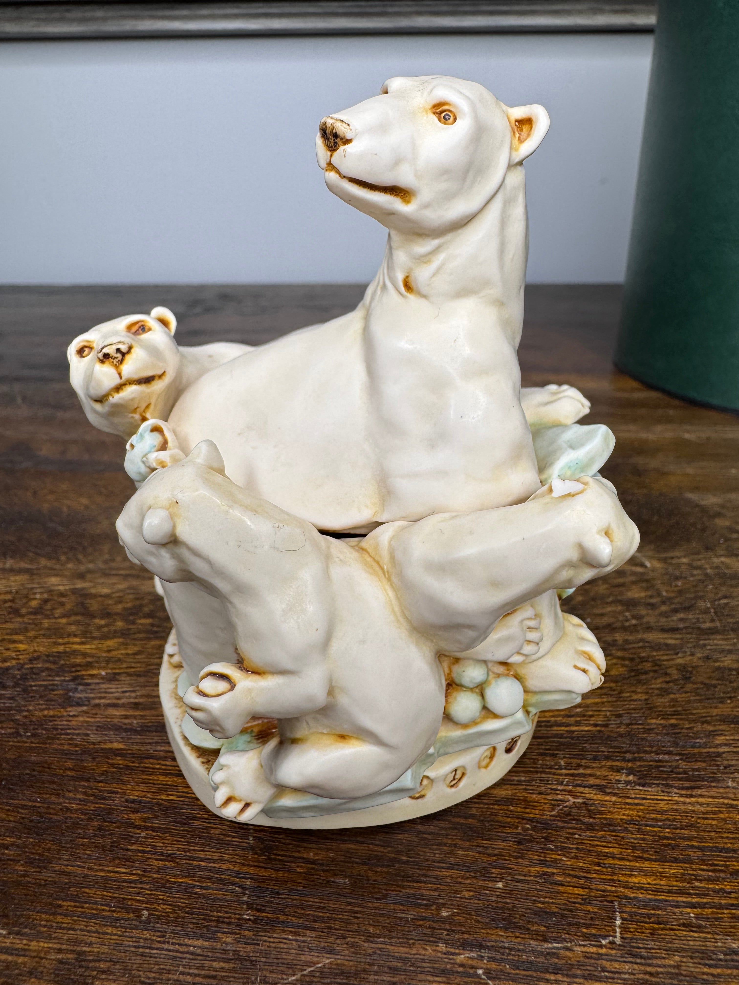 Harmony Kingdom "Play Ball" Treasure Box w/ Original Box, Artist Signed and Numbered. *Please Read Full Description*