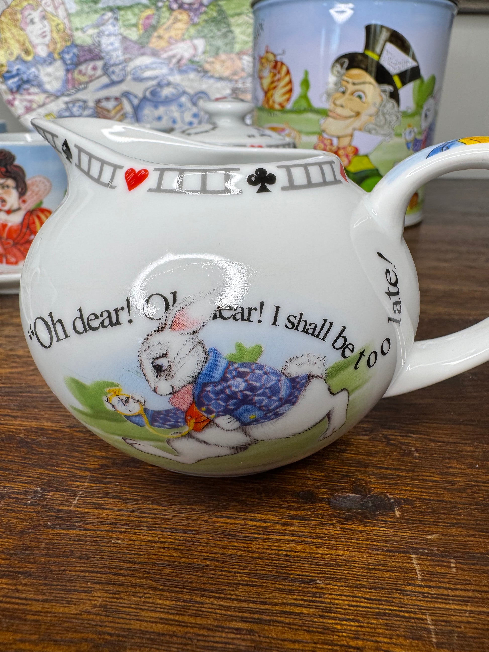 Alice in Wonderland Tea Party Tea set by Paul Cardew Design w/ Original Packaging