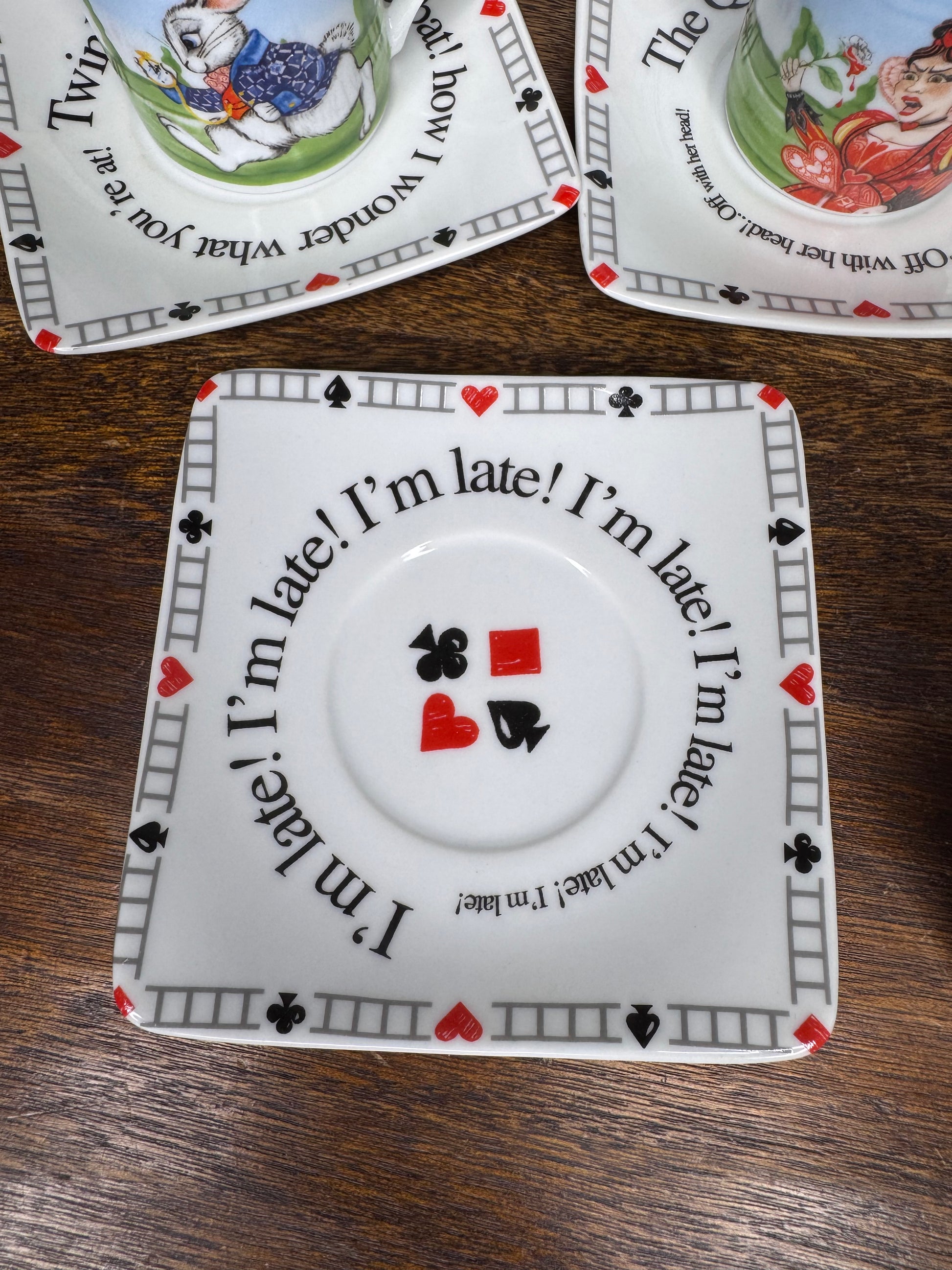 Alice in Wonderland Tea Party Tea set by Paul Cardew Design w/ Original Packaging