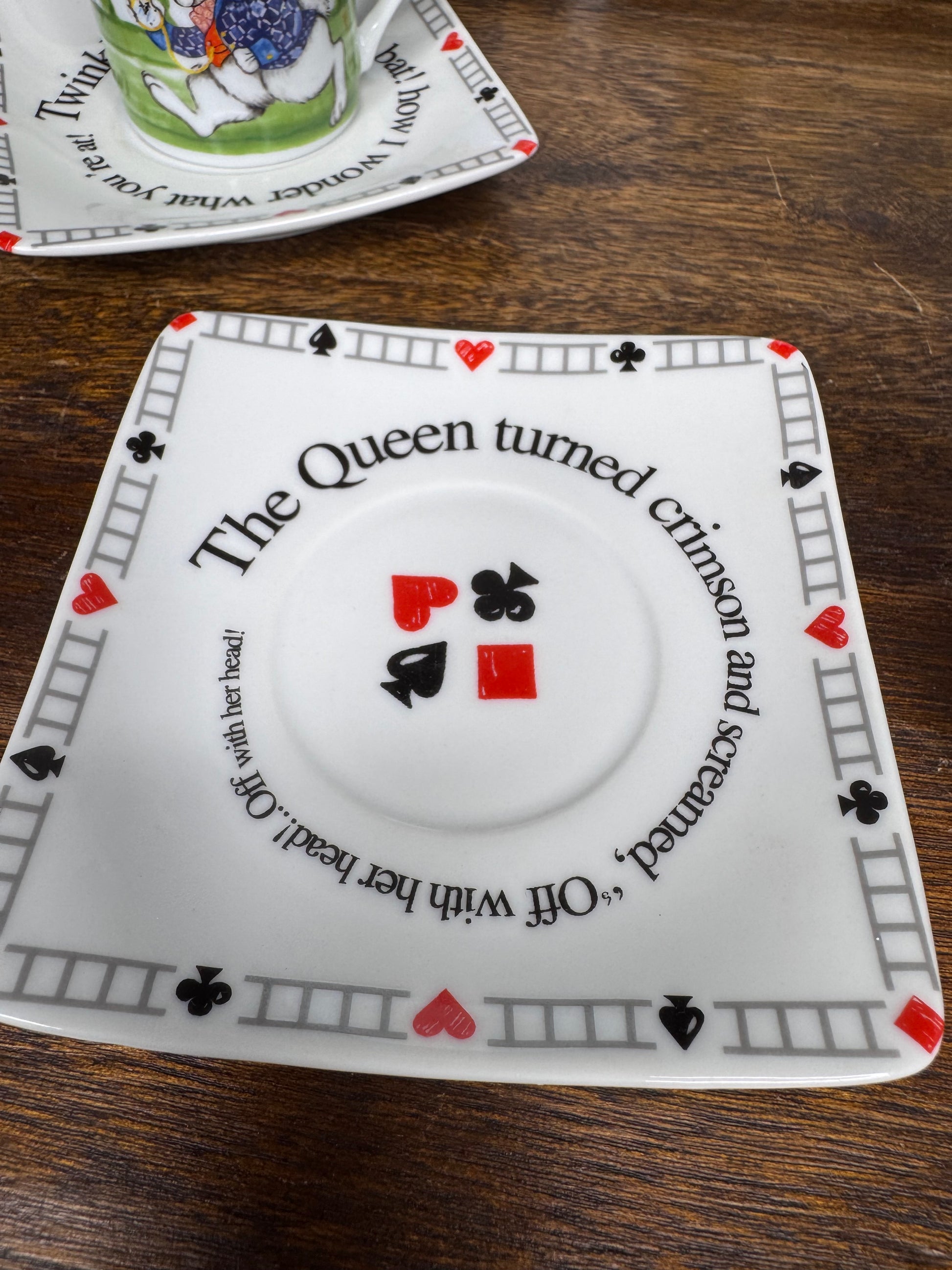 Alice in Wonderland Tea Party Tea set by Paul Cardew Design w/ Original Packaging