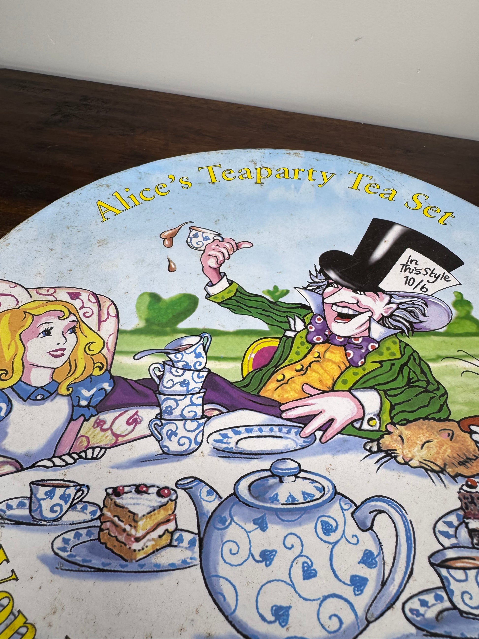 Alice in Wonderland Tea Party Tea set by Paul Cardew Design w/ Original Packaging