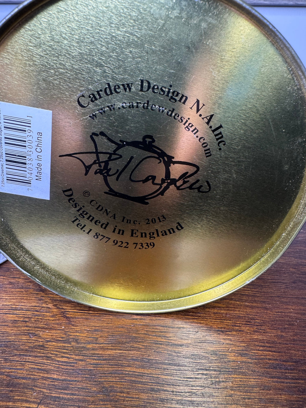 Alice in Wonderland Tea Party Tea set by Paul Cardew Design w/ Original Packaging