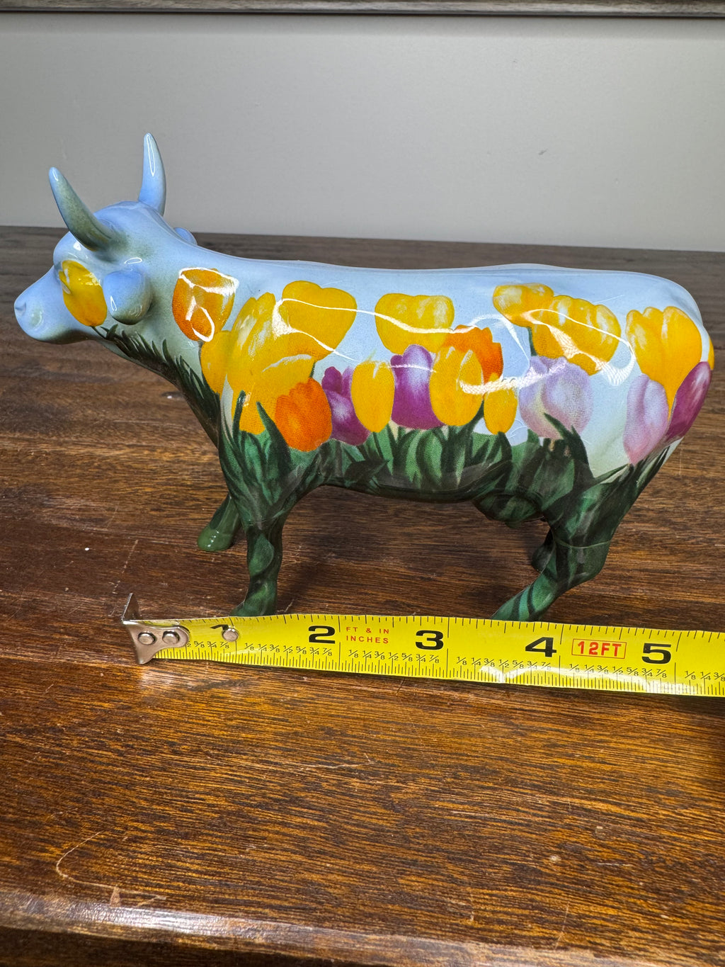 2002 Westland Giftware "Tulip Cow" Cow Parade Figurine w/ Original Box
