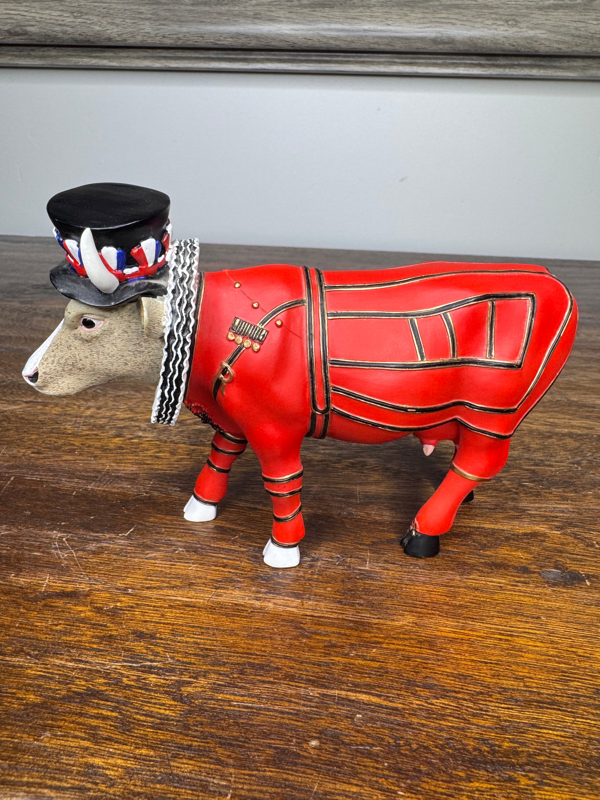 Cow Parade "Beef Eater-It Ain't Natural" Figurine w/ Box