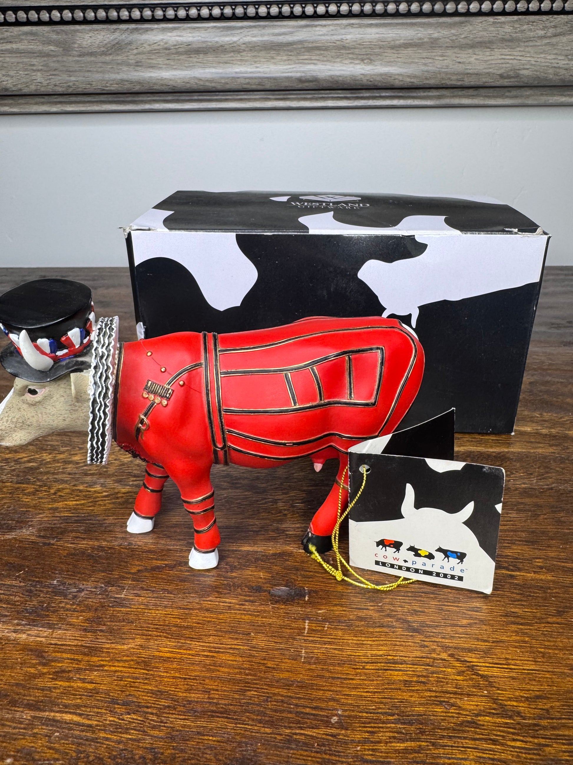 Cow Parade "Beef Eater-It Ain't Natural" Figurine w/ Box