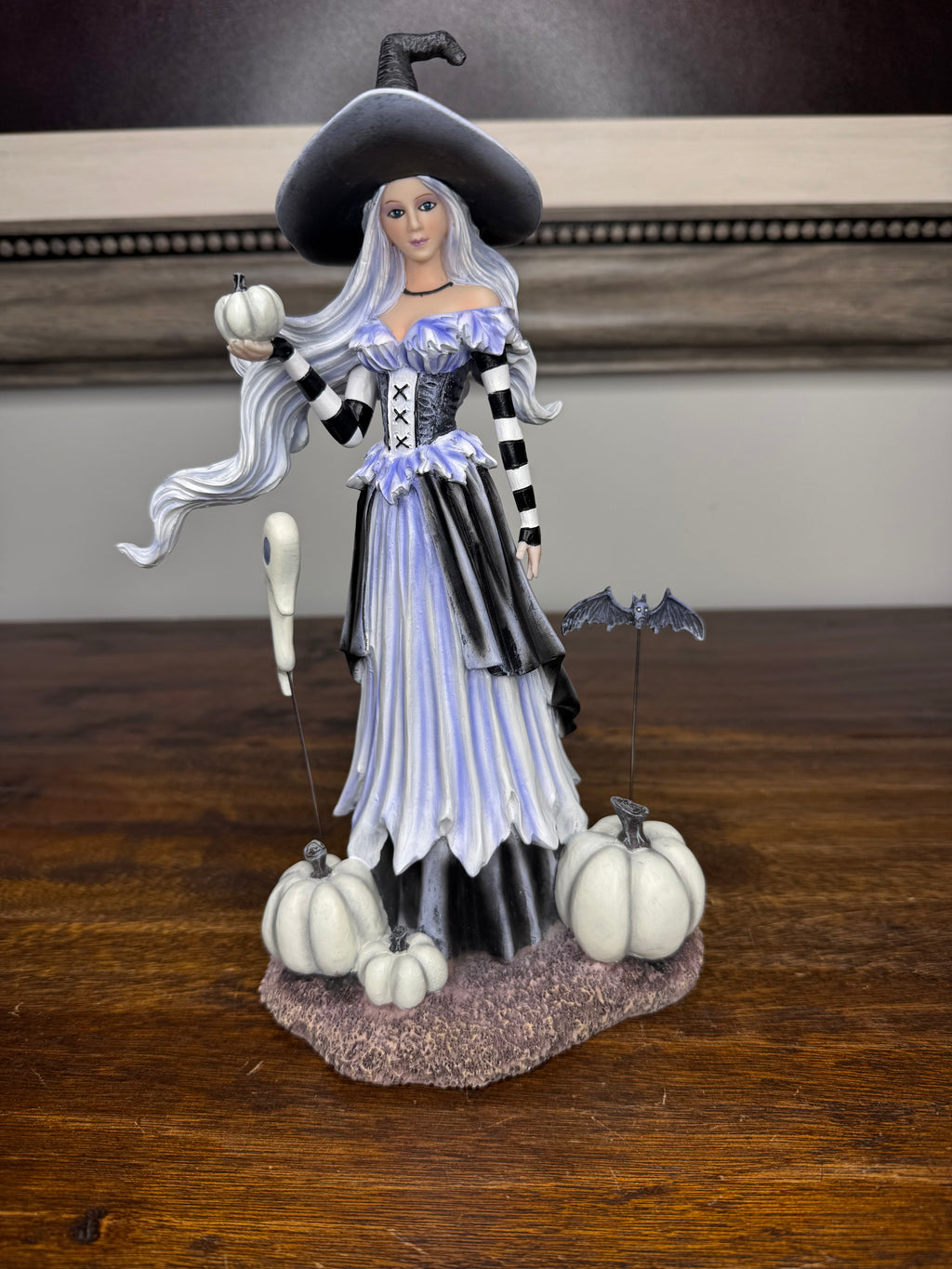 NIB Amy Brown Ghost Pumpkin Witch Figurine