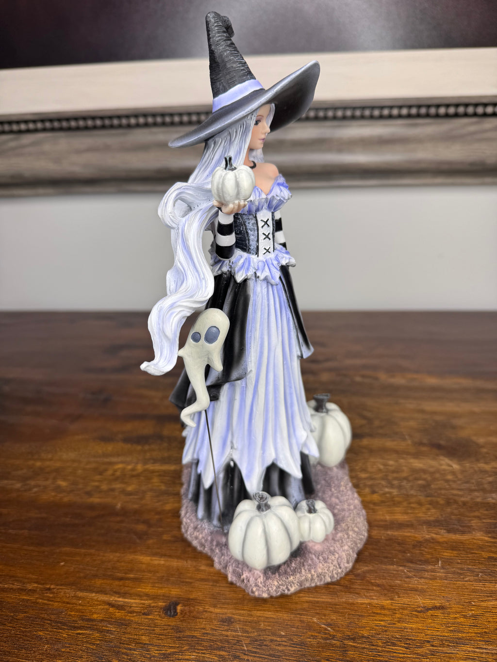 NIB Amy Brown Ghost Pumpkin Witch Figurine