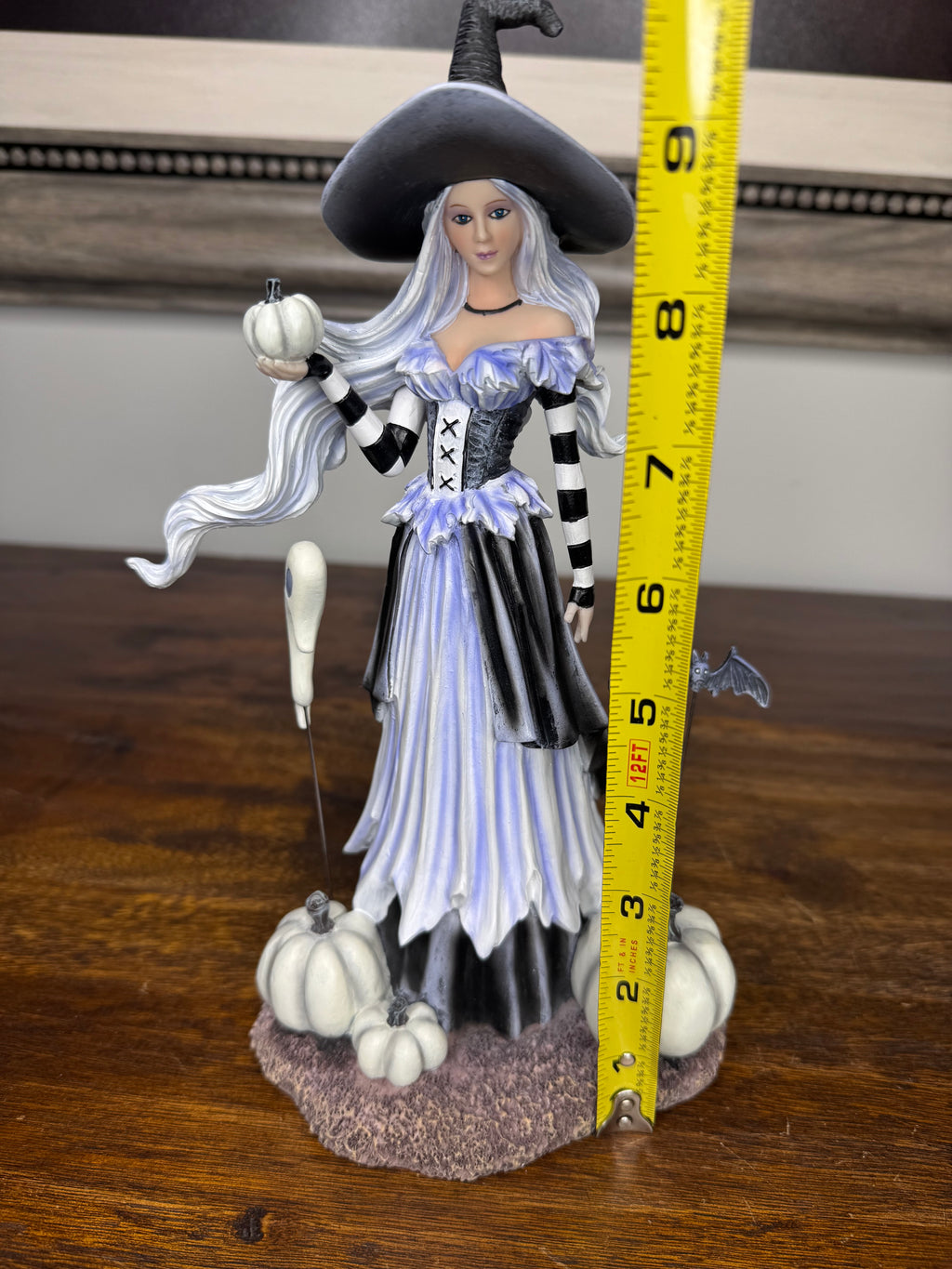 NIB Amy Brown Ghost Pumpkin Witch Figurine