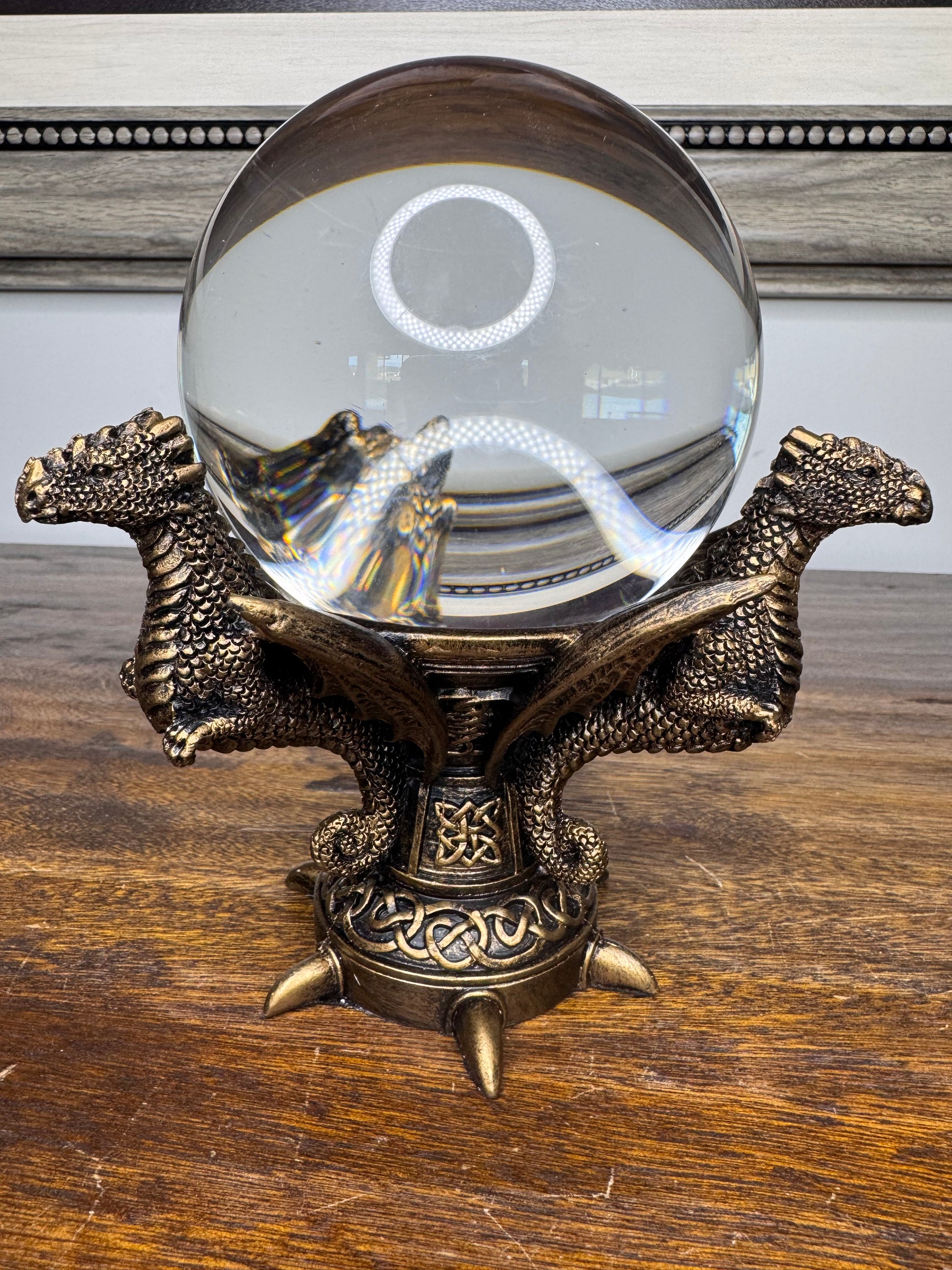 NIB Dragon Gazing Ball