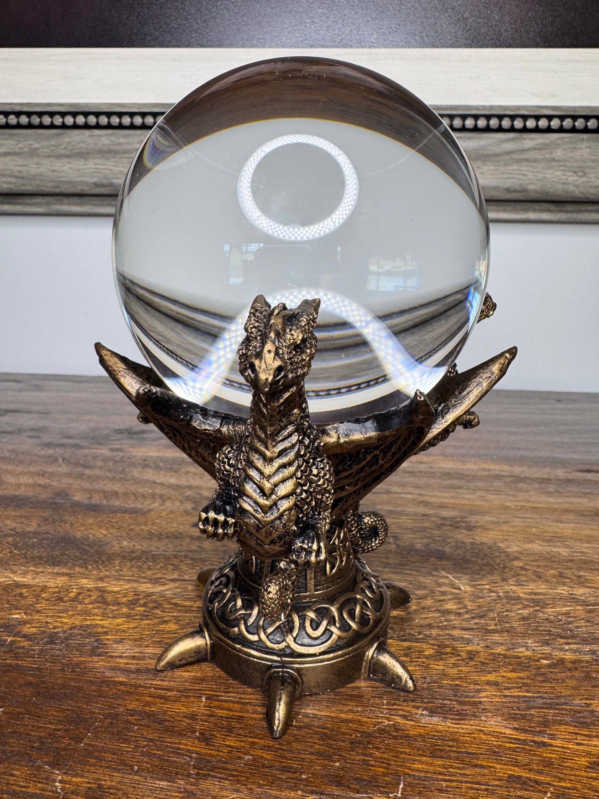 NIB Dragon Gazing Ball