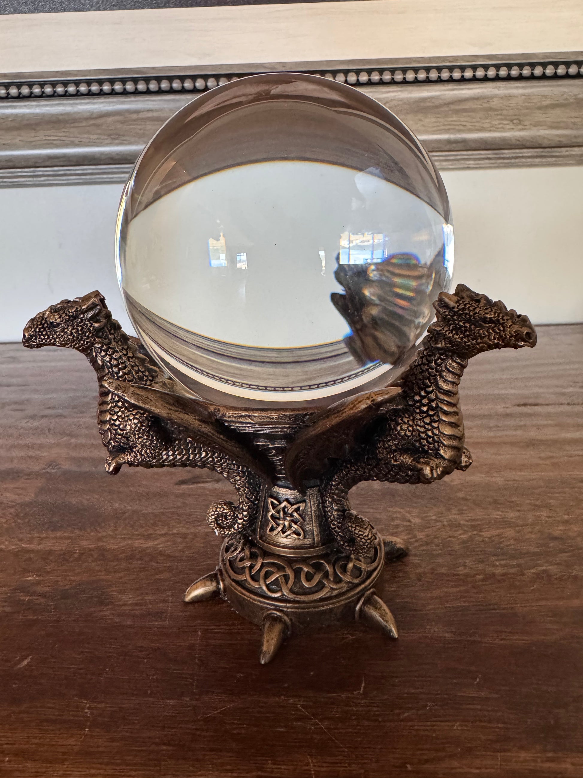 NIB Dragon Gazing Ball