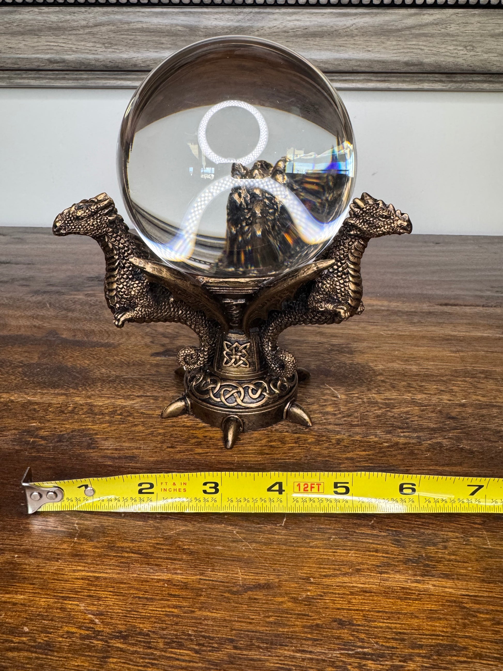 NIB Dragon Gazing Ball