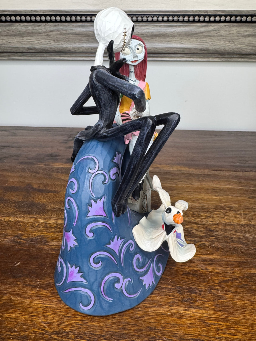 Jim Shore Disney Traditions Nightmare Before Christmas Jack, Sally and Zero on Hill w/ Original Box