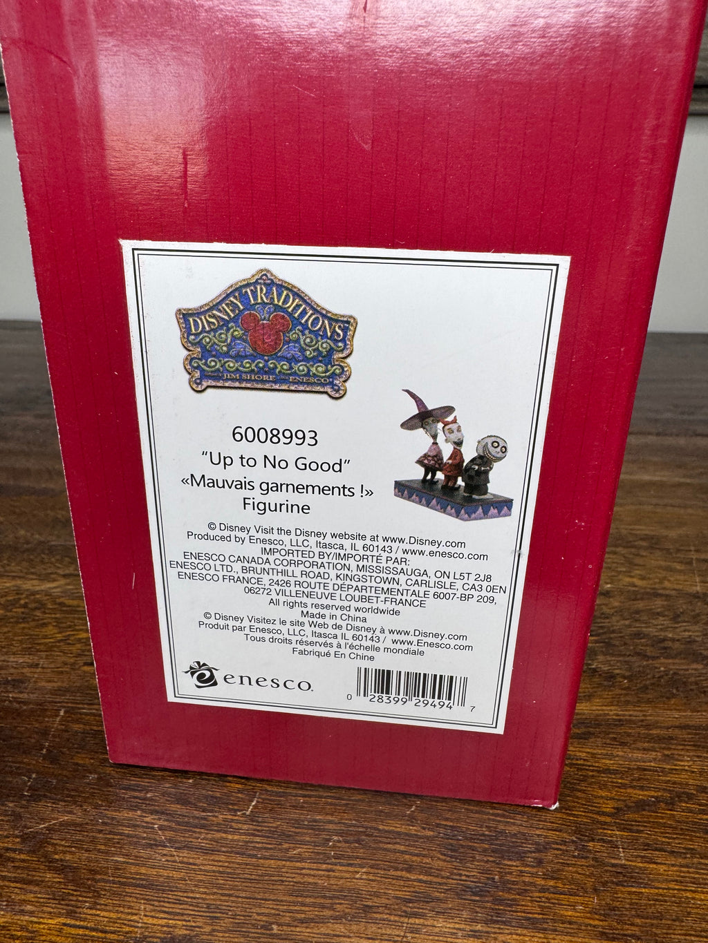 Jim Shore Disney Traditions Nightmare Before Christmas Lock Shock and Barrel Figurine w/ Original Box