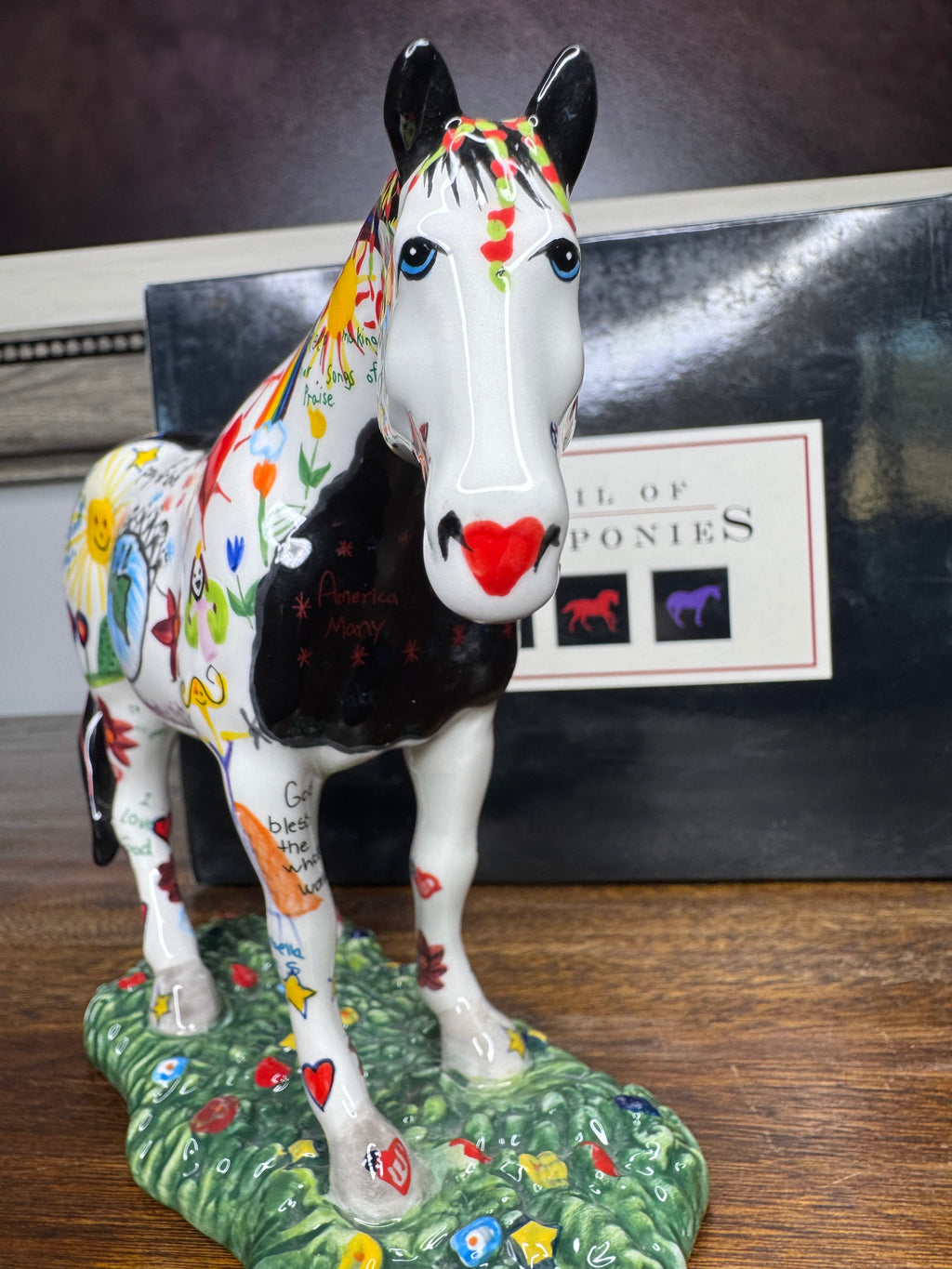 2004 1st Ed Trail of Painted Ponies "Children's Prayer Pony" w/ Original Box