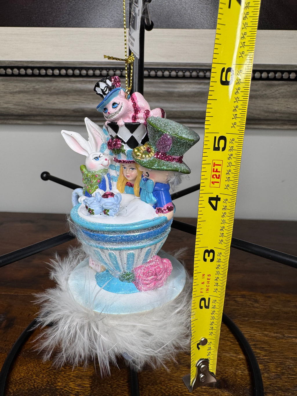 New Hollywood Hats by Holly Adler Alice and the Tea Party Ornament
